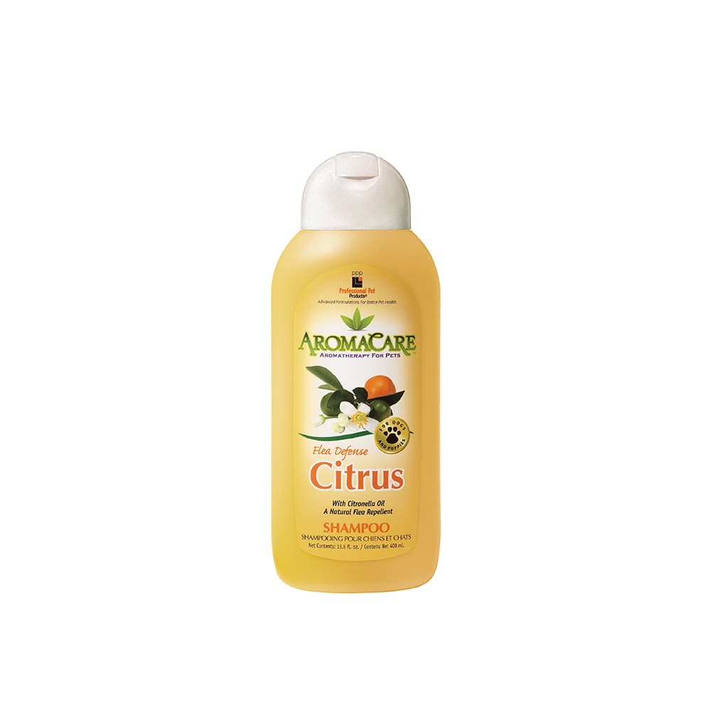 Professional Pet Products Aromacare Puppies & Dogs Shampoo (Citrus for Flea Defense), 399ml