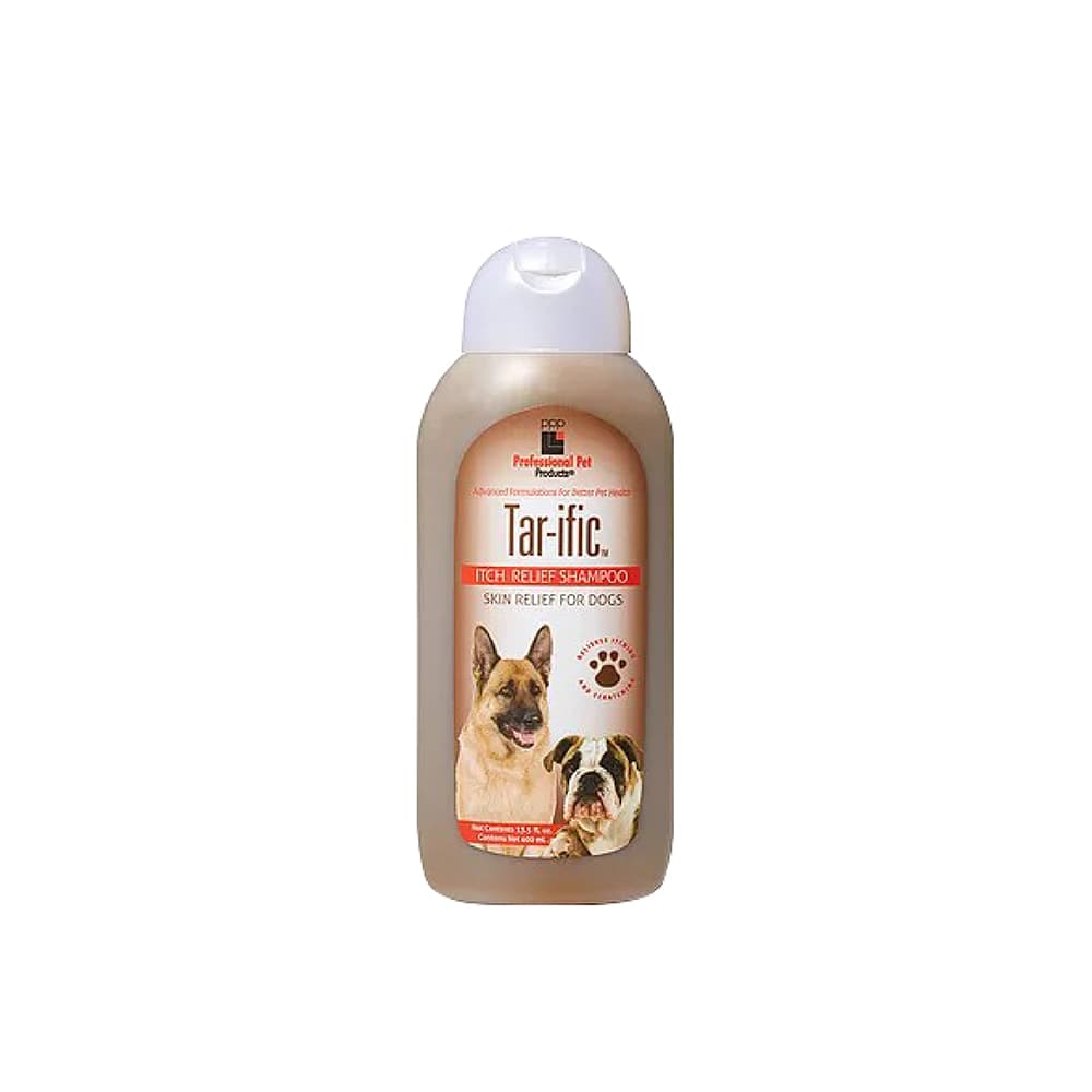 Professional Pet Products Tar-ific Skin Relief Dogs Shampoo (Itch Relief Shampoo), 399ml