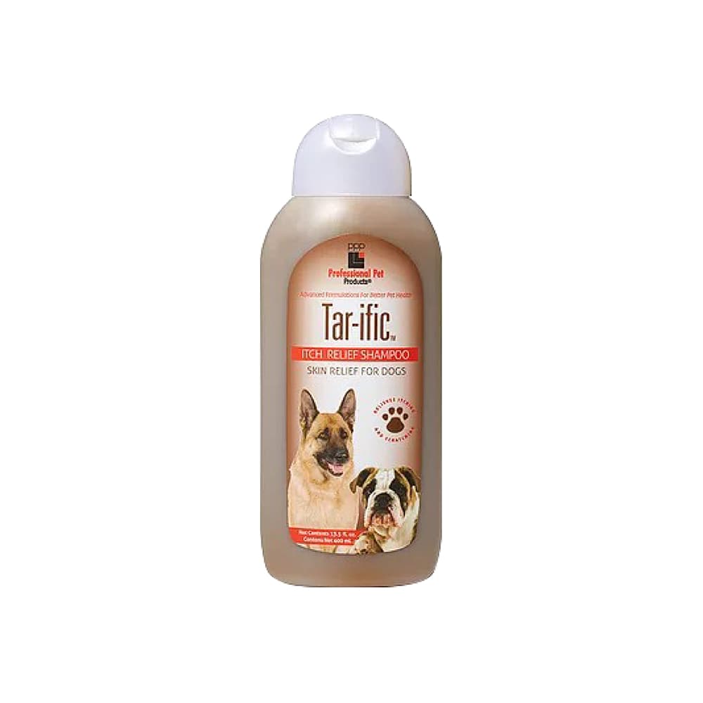 Professional Pet Products Tar-ific Skin Relief Dogs Shampoo (Itch Relief Shampoo), 3.79L