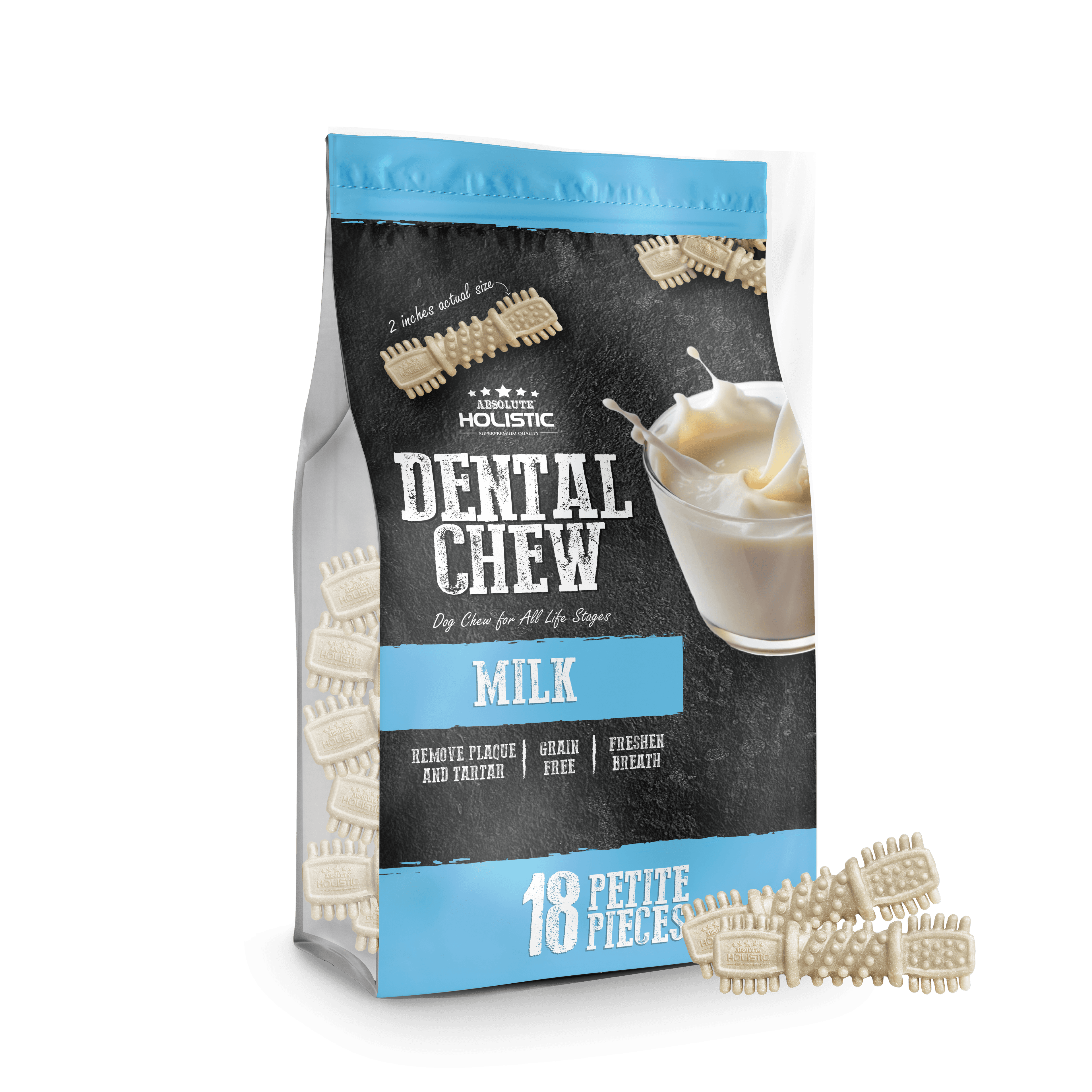 Absolute Holistic Dental Chew MultiPack 160g (Milk)
