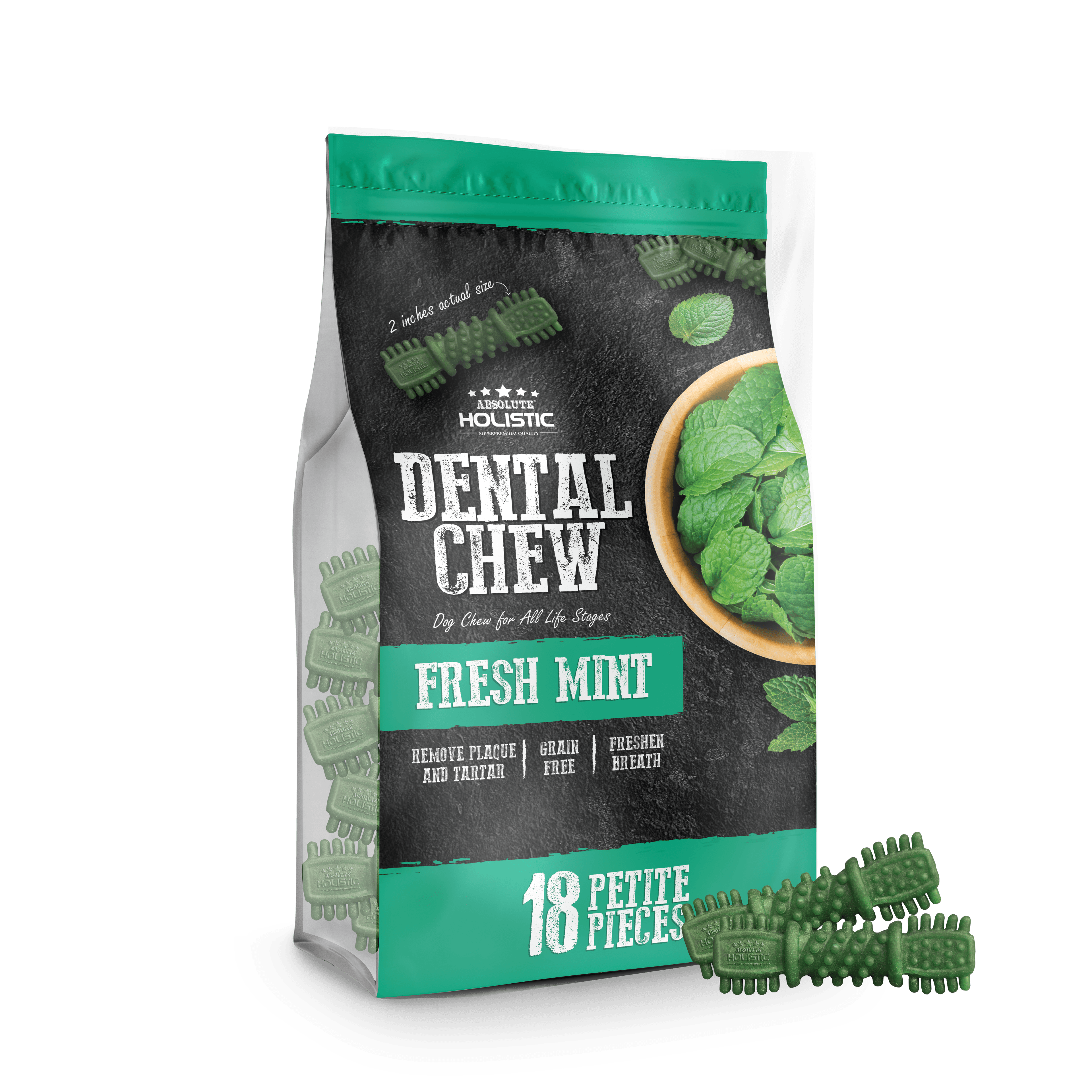 Absolute Holistic Dental Chew MultiPack 160g (Fresh Mint)