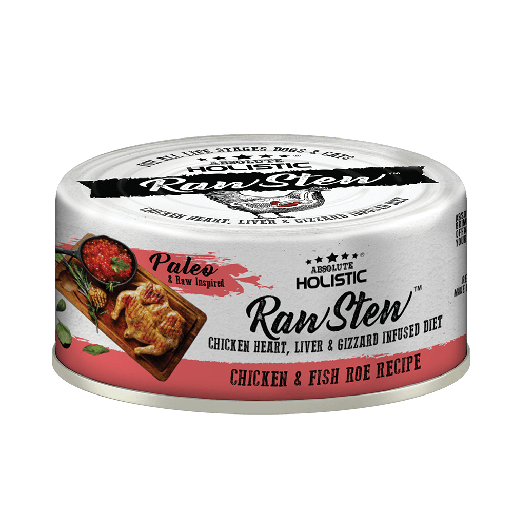 Absolute Holistic Rawstew Chicken & Fish Roe 80g