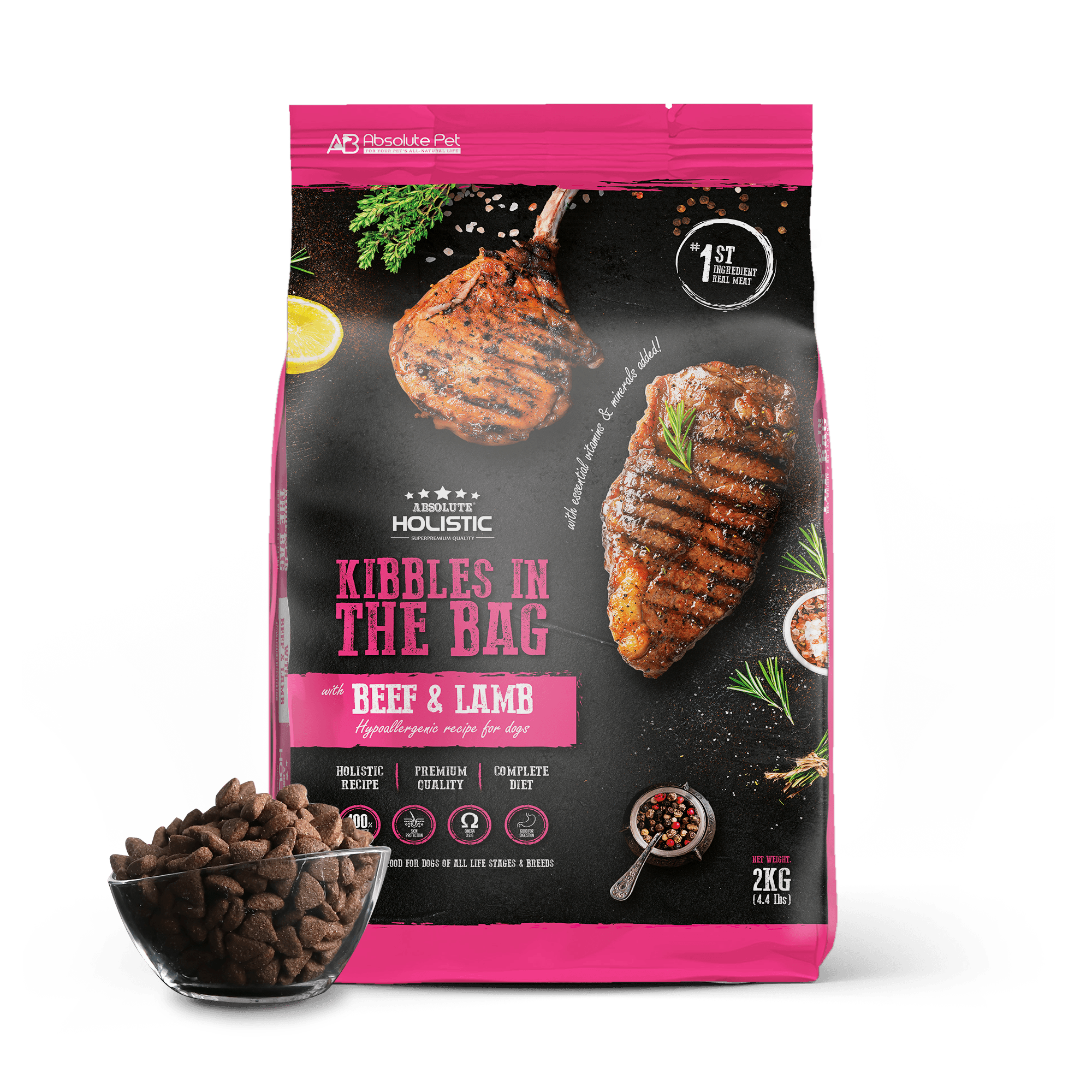AH Kibbles In The Bag (Beef & Lamb) 2kg