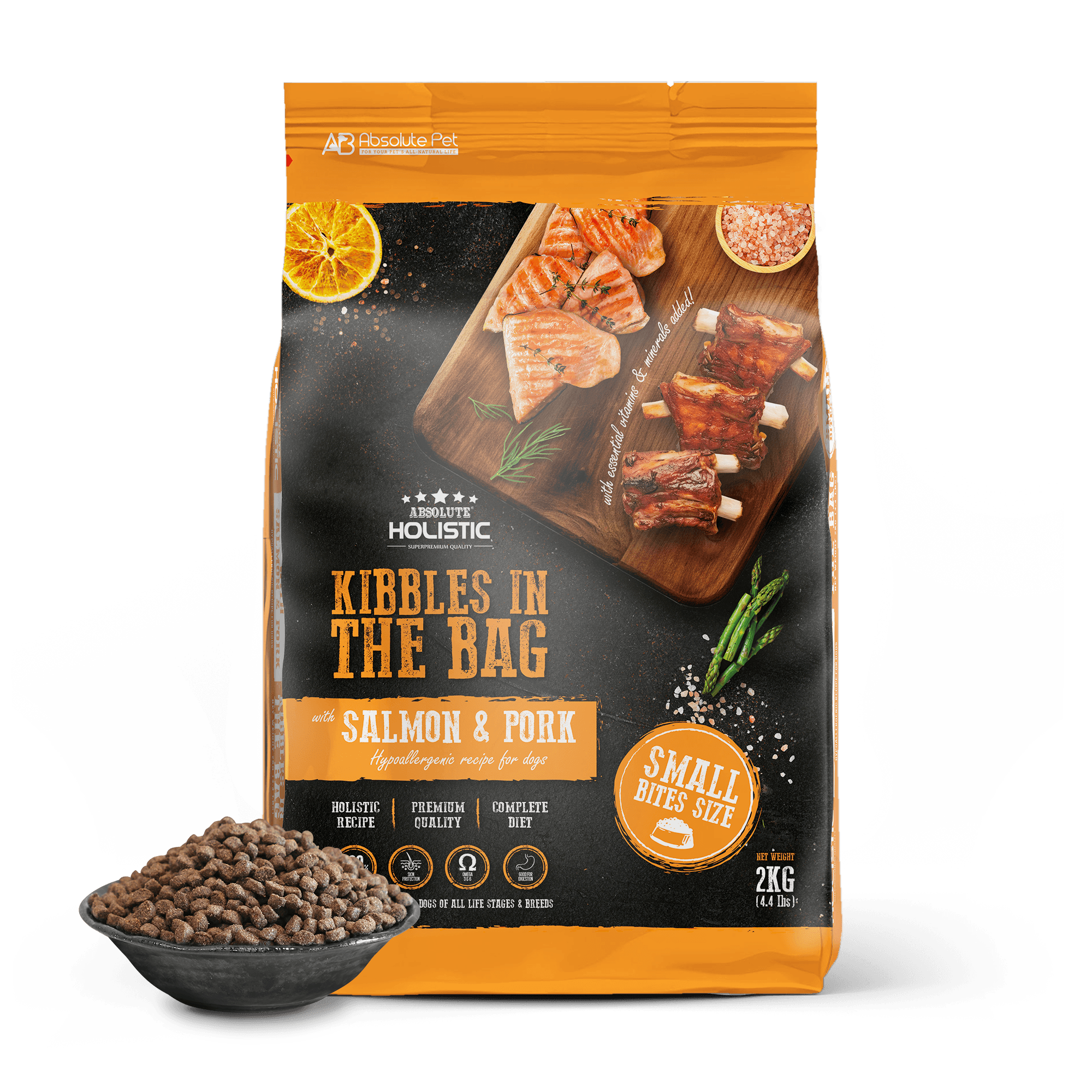 AH Kibbles in the Bag Small Bites (Salmon & Pork) 2kg