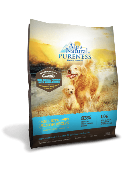 Alps Natural Pureness Holistic Dry Dog Food - Small Bite Salmon Recipe (2kg)