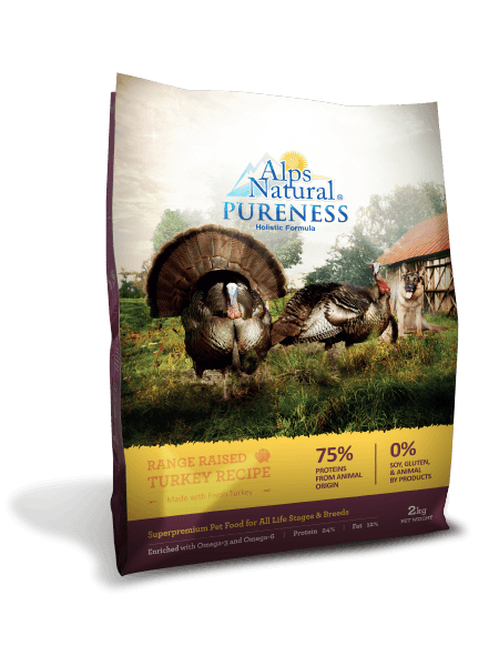 Alps Natural Pureness Holistic Dry Dog Food - Turkey Recipe (2kg)