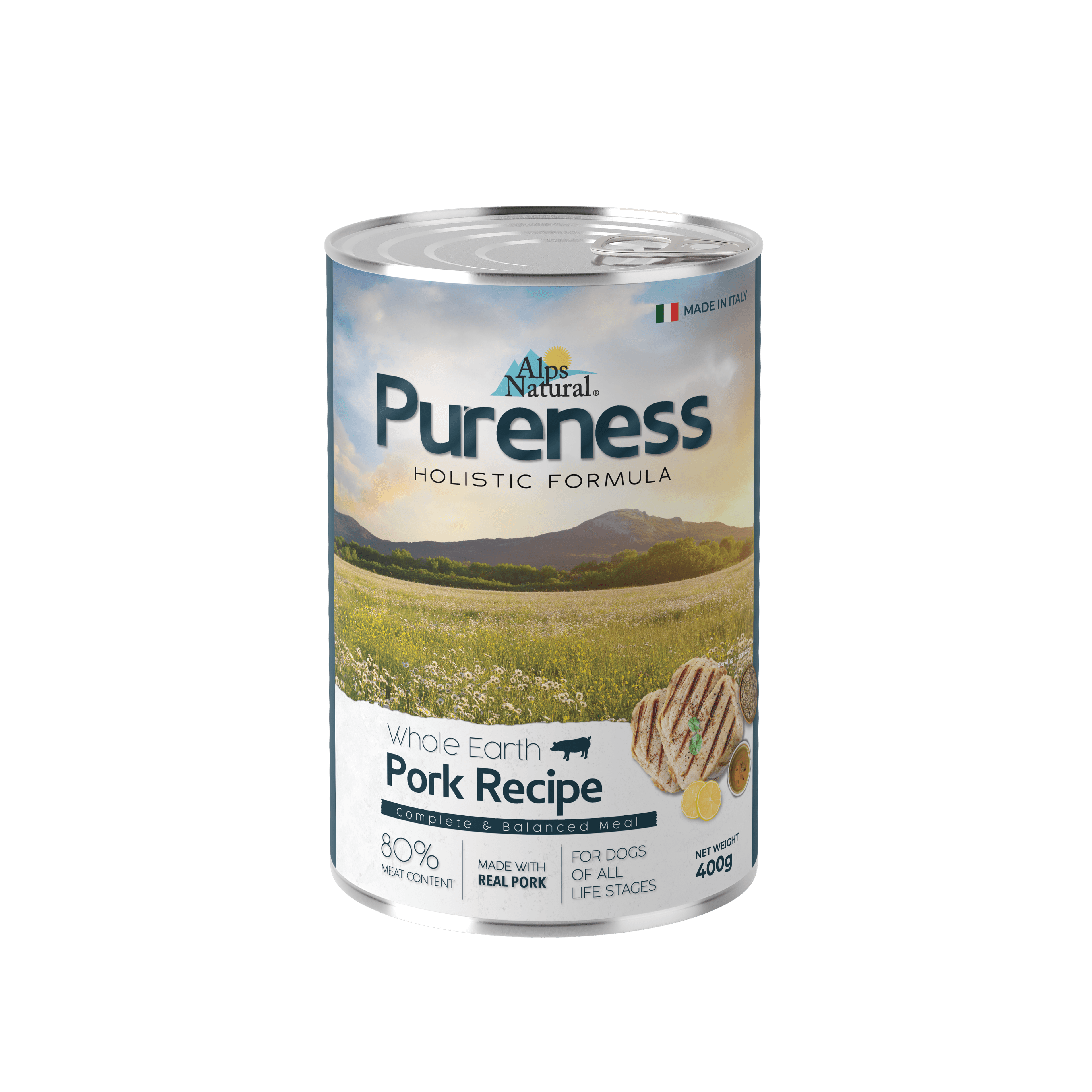 Alps Natural Classic Canned Dog Food - Pork (400g)