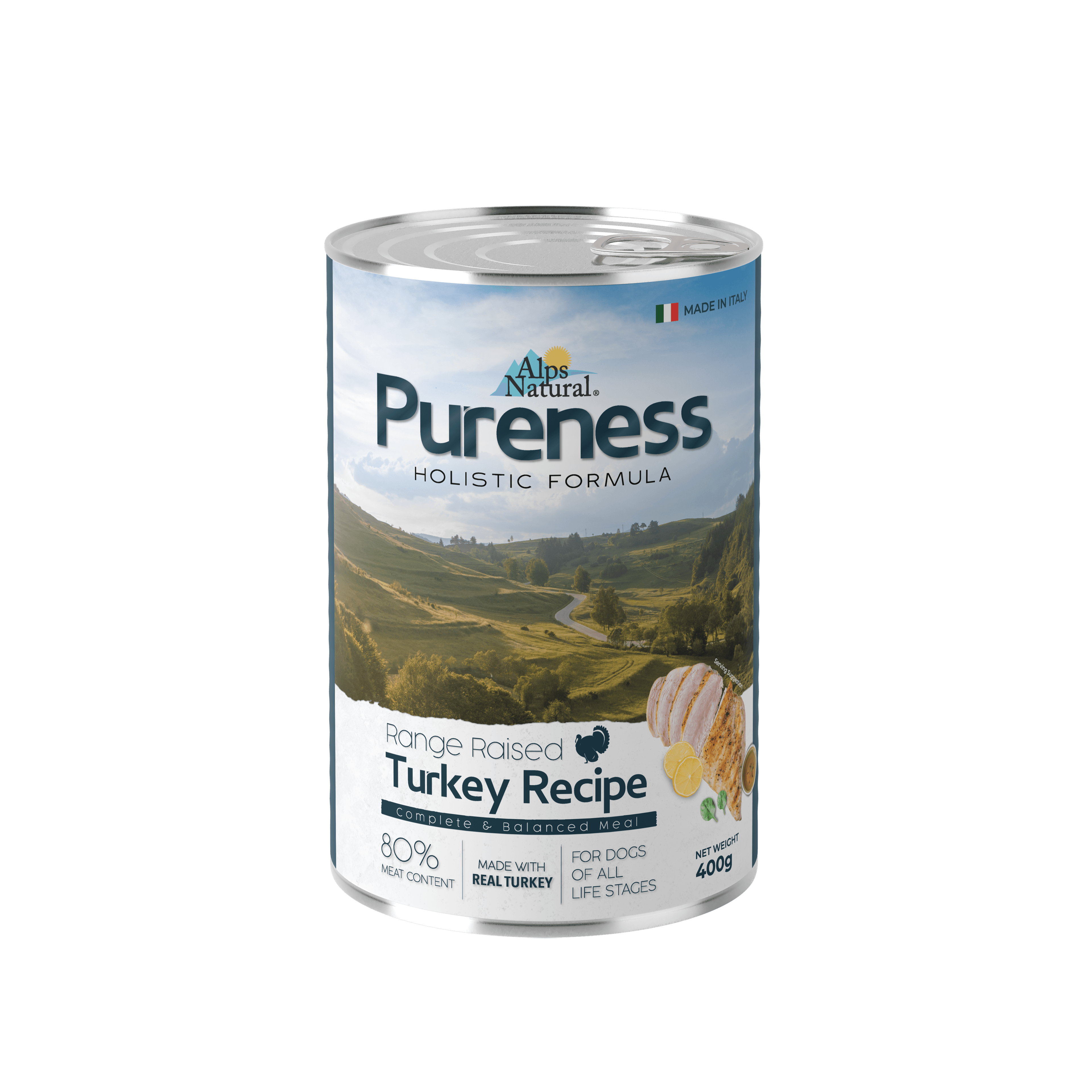 Alps Natural Classic Canned Dog Food - Turkey (400g)