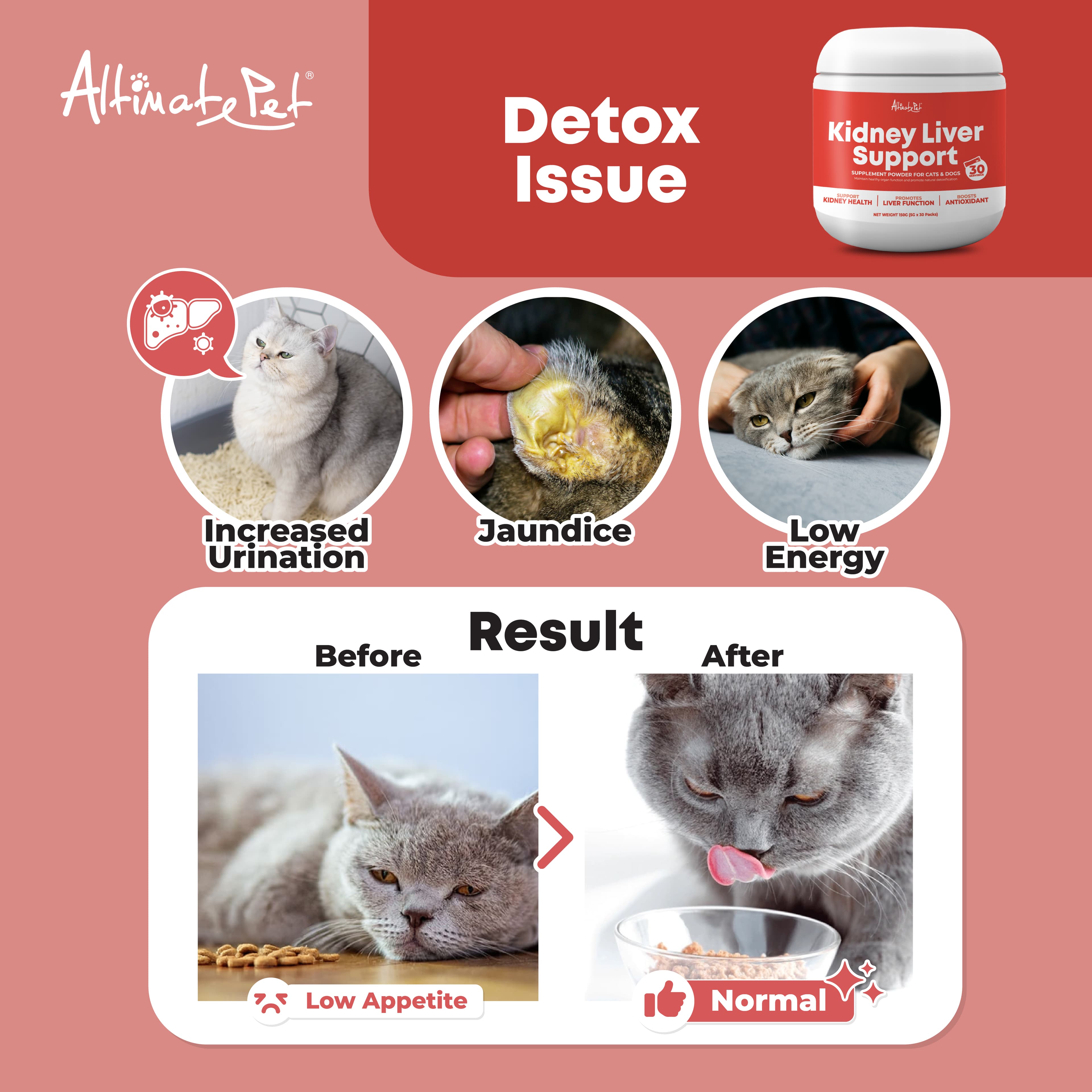 Altimate Pet Supplement Powder for Cats - Kidney Liver Support Powder (150g) #NEW