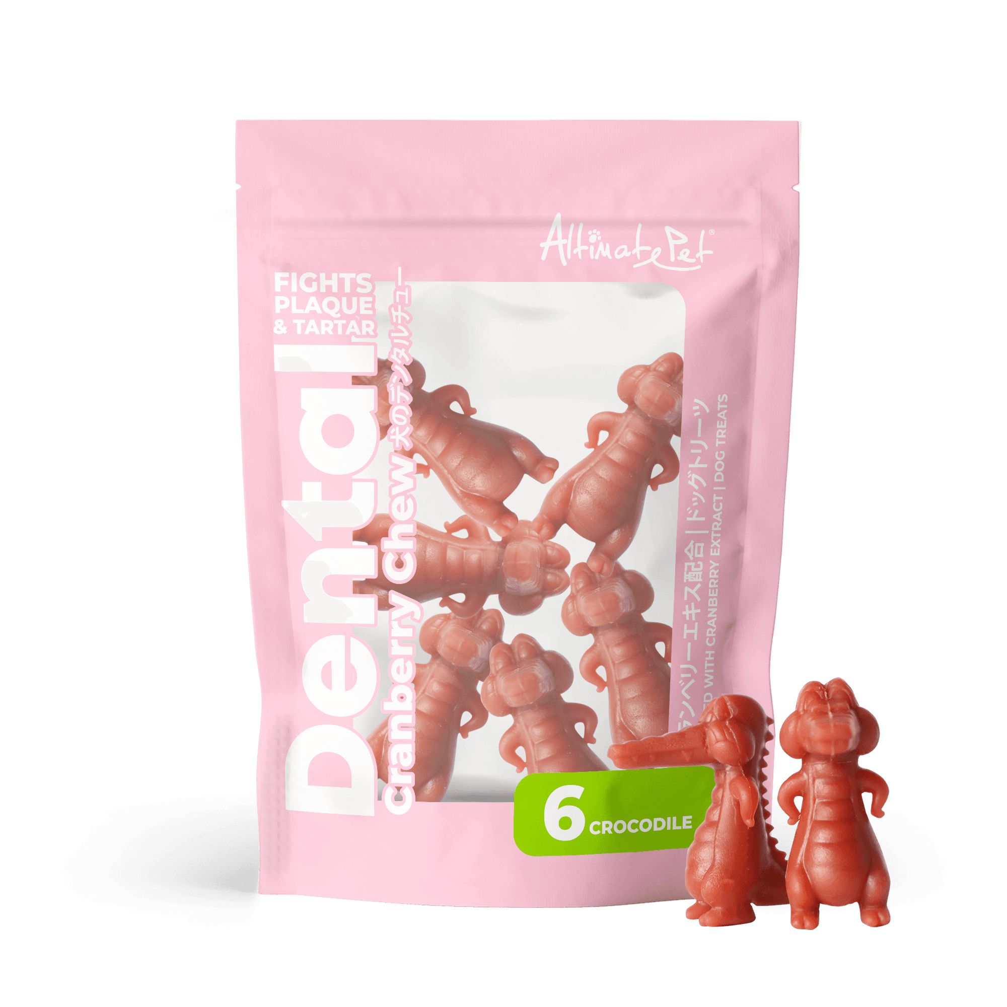 Altimate Pet Dental Chews - Cranberry Crocodile 150g (6pcs)