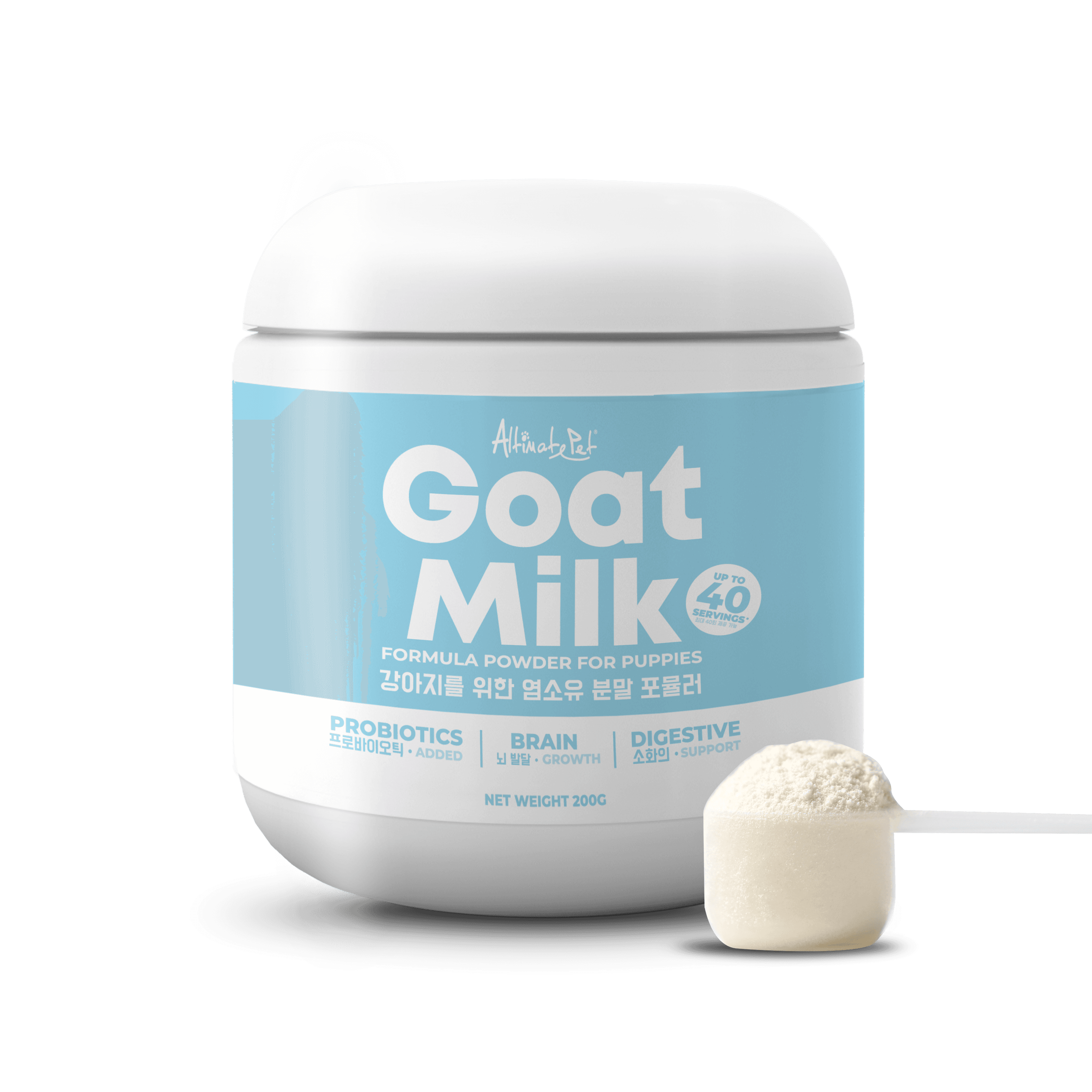 Altimate Pet Goat Milk Powder For Puppies - Over 40 Servings (200g)