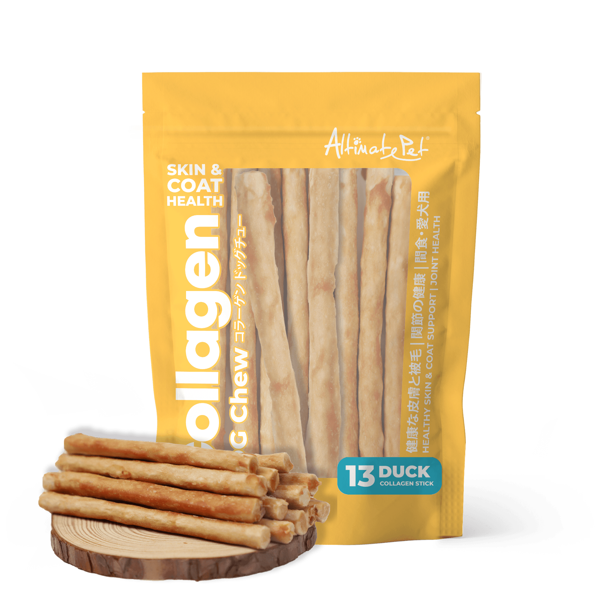 Altimate Pet Collagen Dog Chews - Duck Collagen Stick 13pcs (90g)