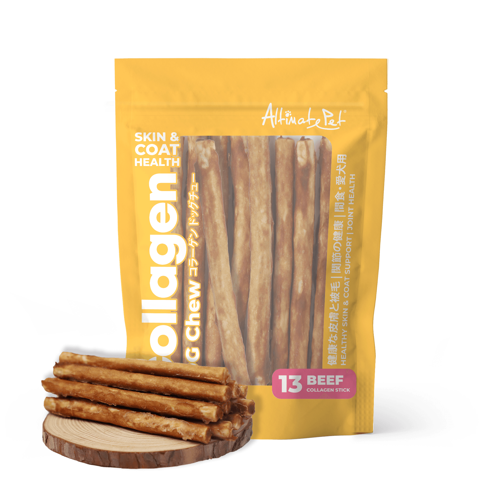 Altimate Pet Collagen Dog Chews - Beef Collagen Stick 13pcs (90g)