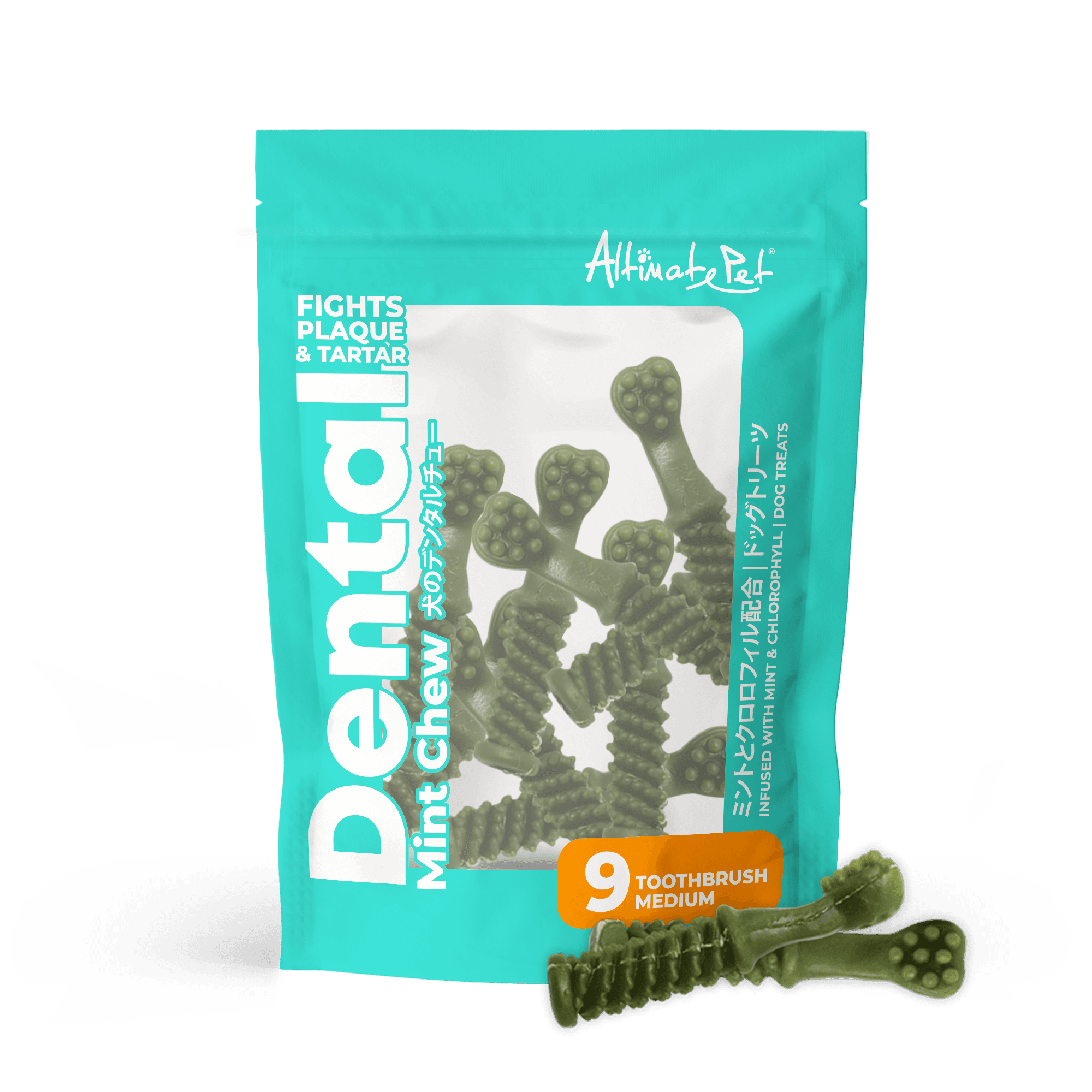 Altimate Pet Dental Chews - Mint Toothbrush M 150g (9pcs)