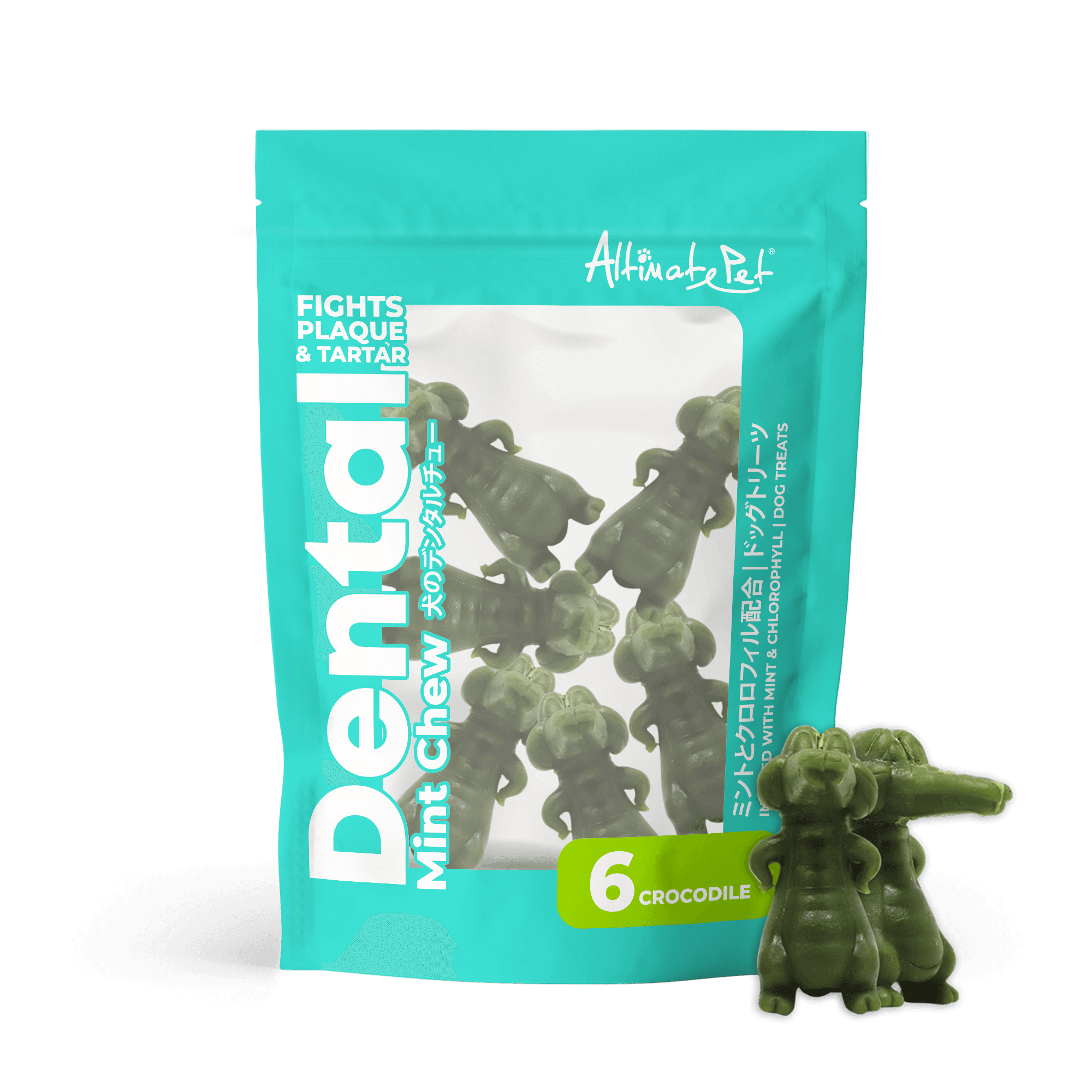Altimate Pet Dental Chews - Mint Crocodile 150g (6pcs)