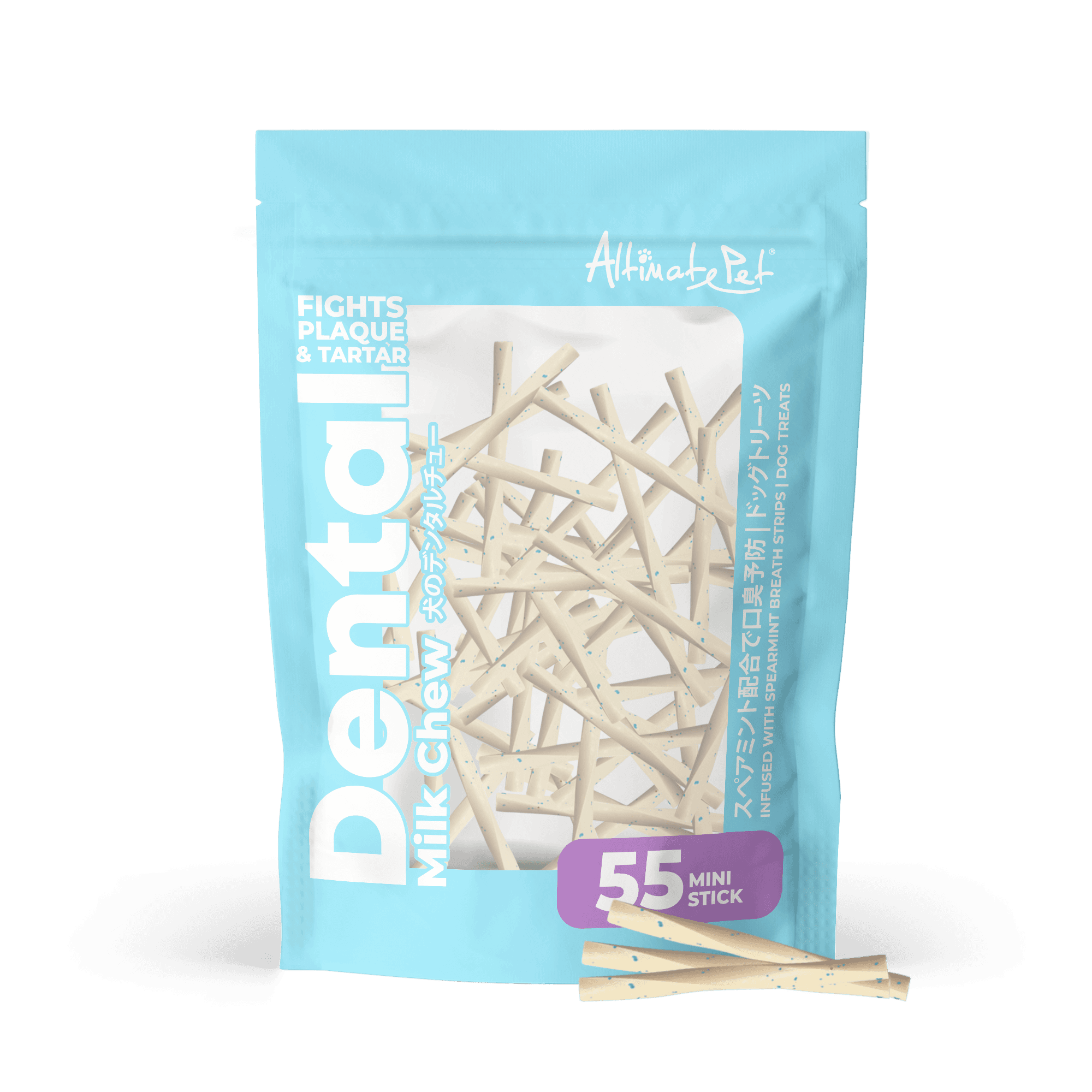 Altimate Pet Dental Chews - Milk Mini Stick 150g (55pcs)