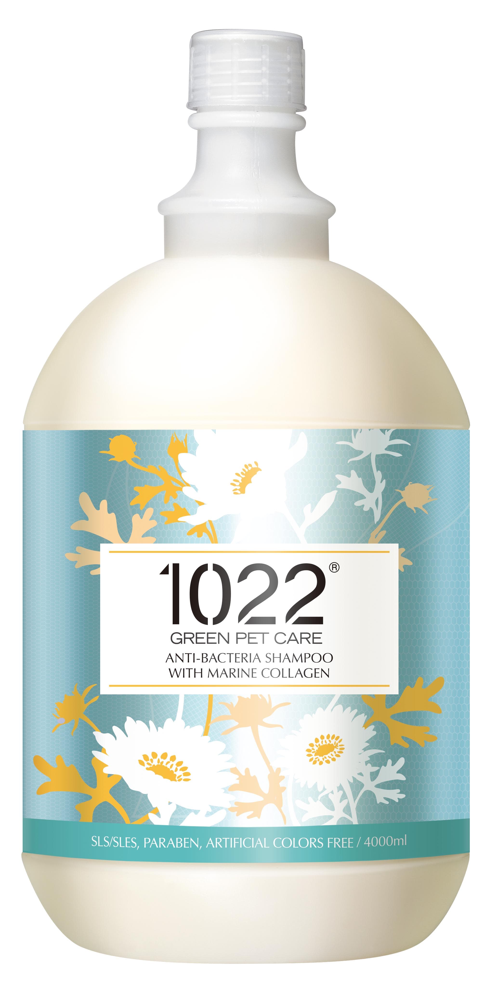 1022® Green Pet Care Marine Collagen Dog Shampoo (Anti-Bacteria), 4L