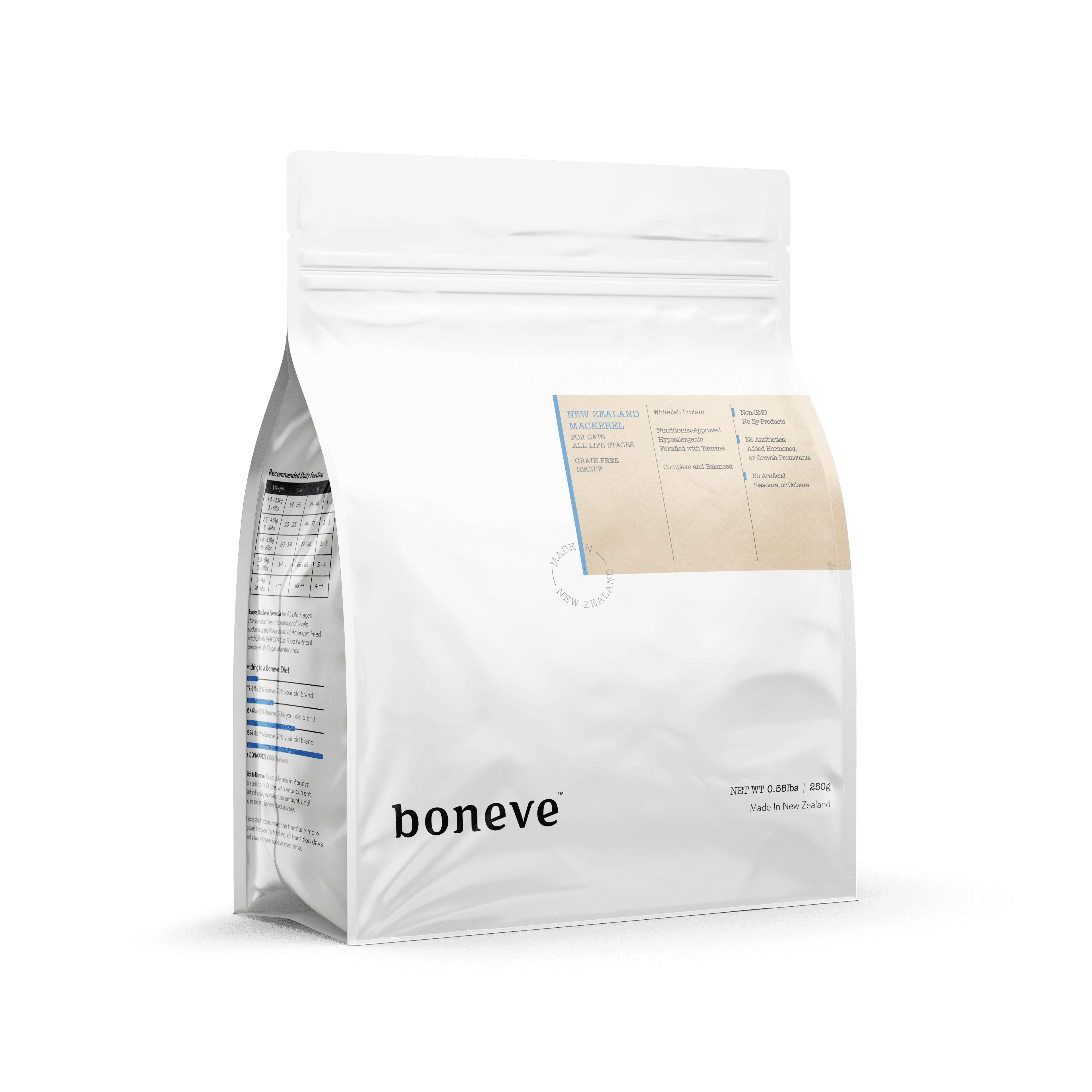 Boneve Grain Free Dry Cat Food (Mackerel), 250g