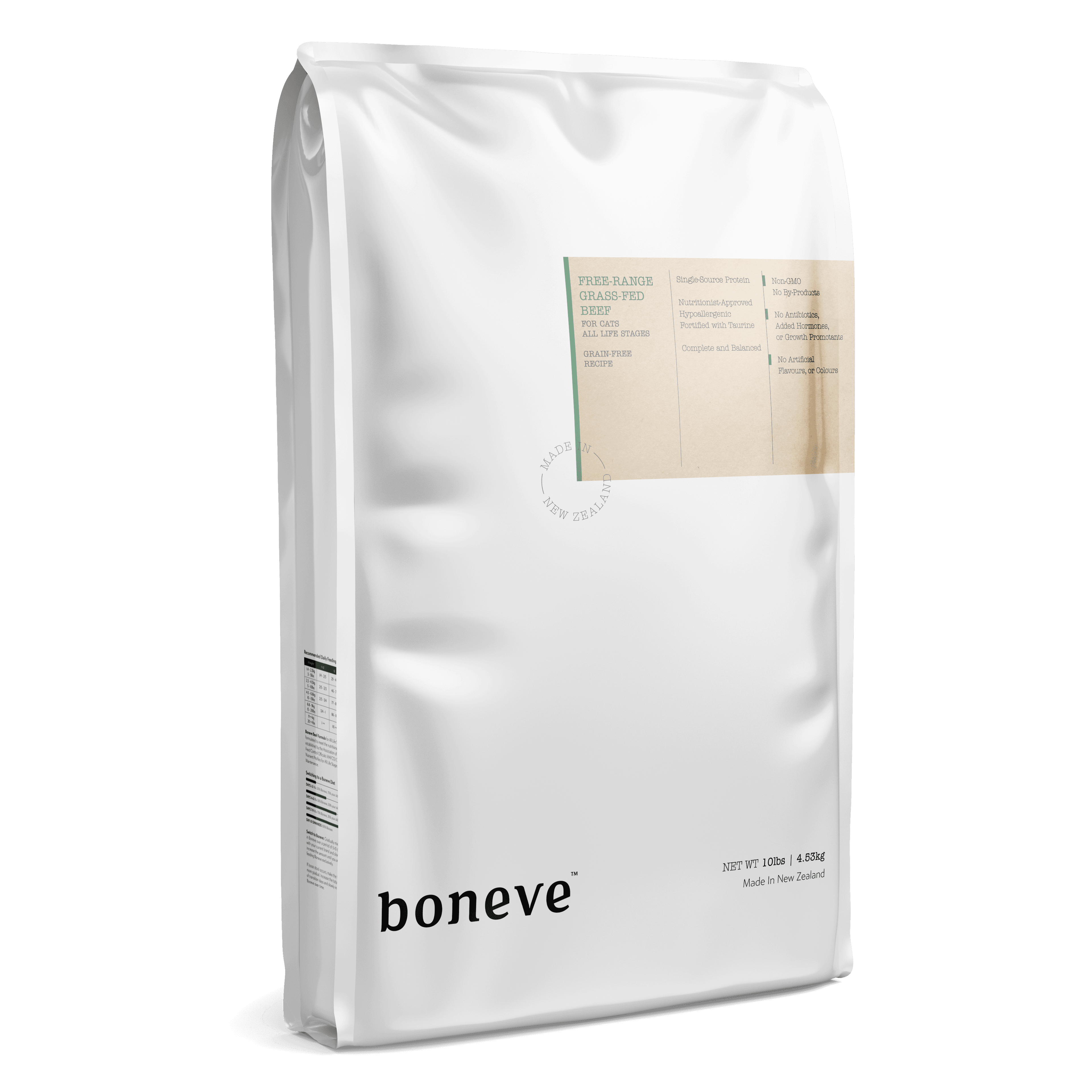 Boneve Grain Free Dry Cat Food (Beef), 4.5kg