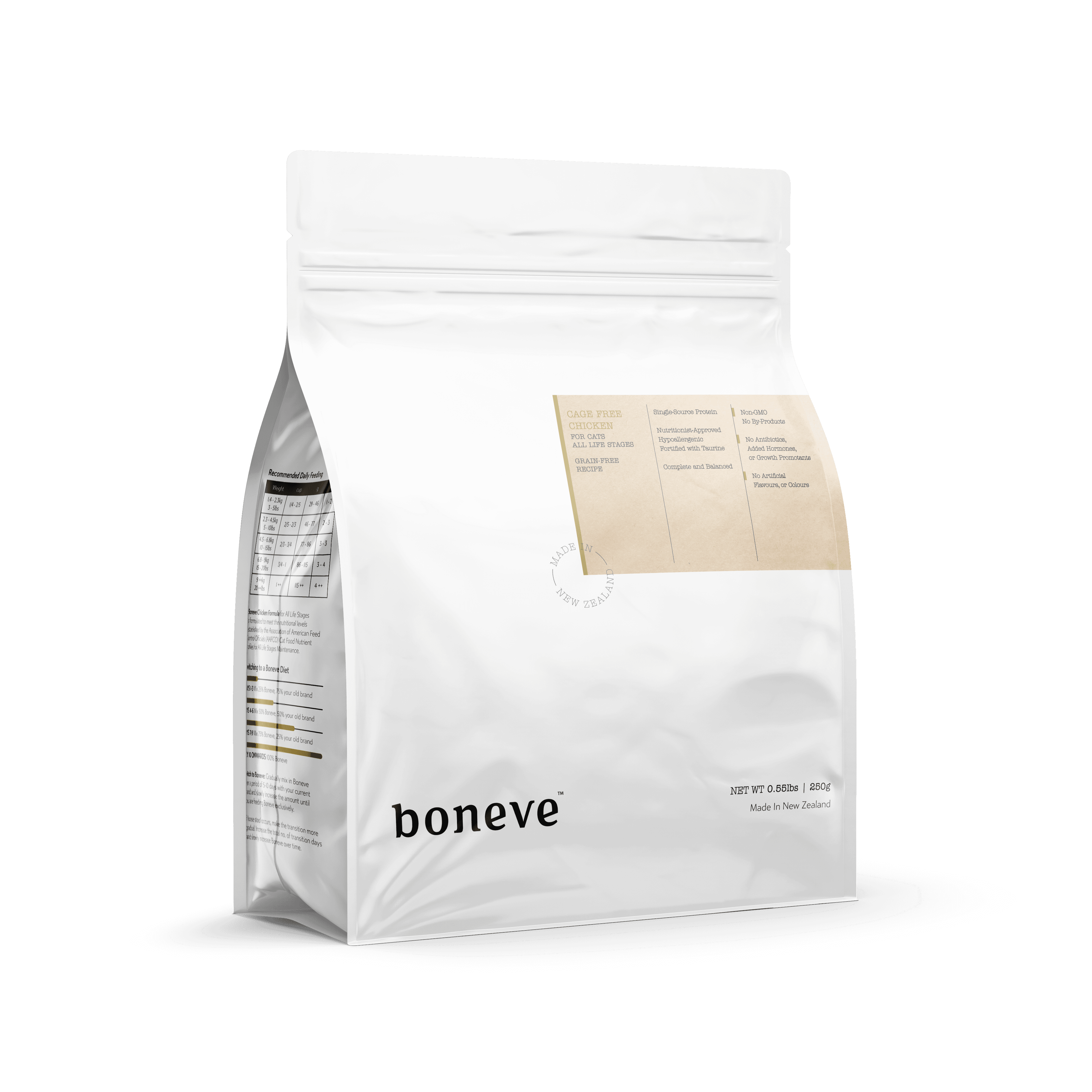 Boneve Grain Free Dry Cat Food (Chicken), 250g