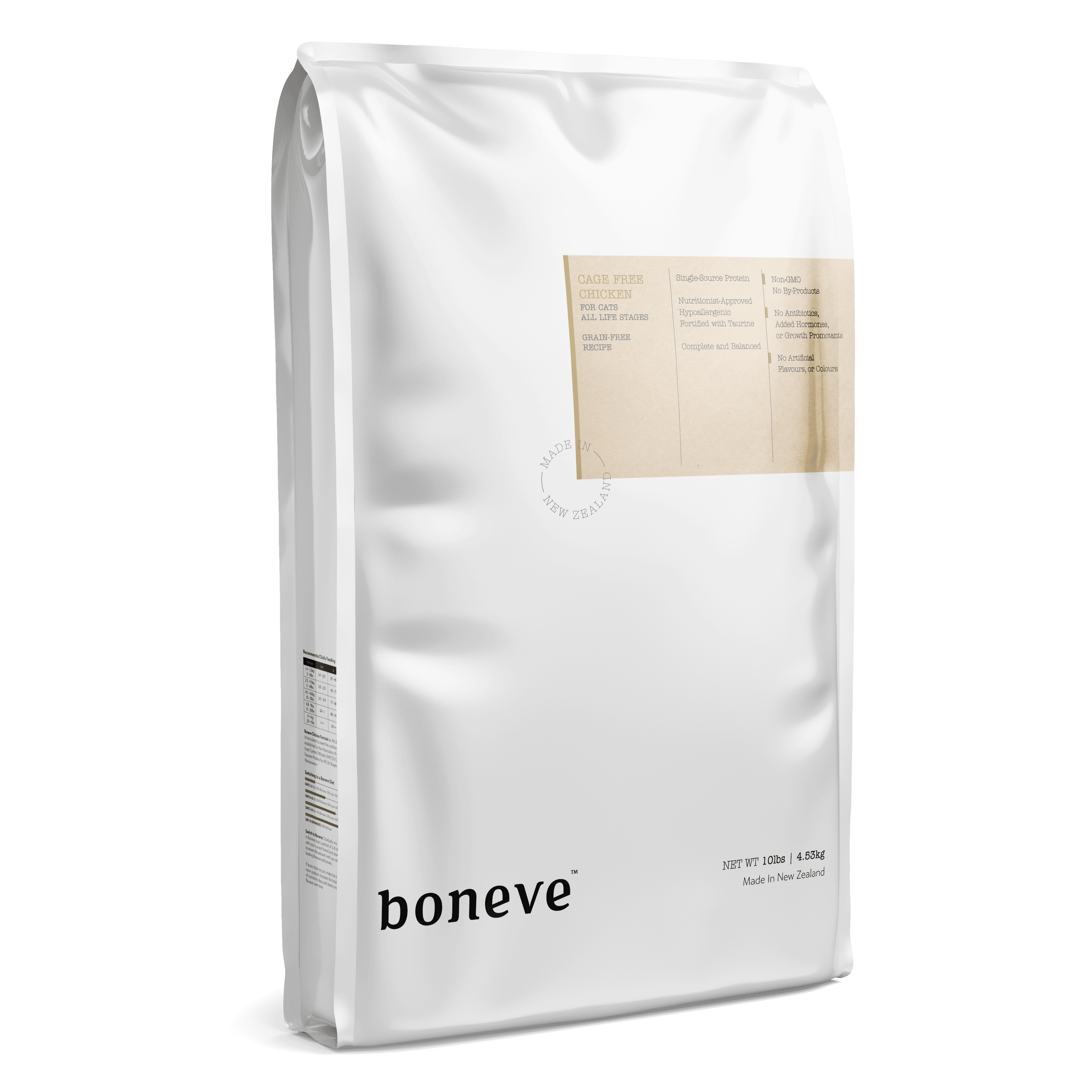 Boneve Grain Free Dry Cat Food (Chicken), 4.5kg