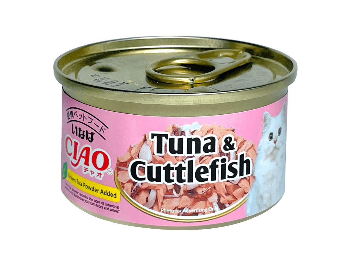 Ciao Jelly Wet Cat Food (Tuna & Cuttlefish), 75g
