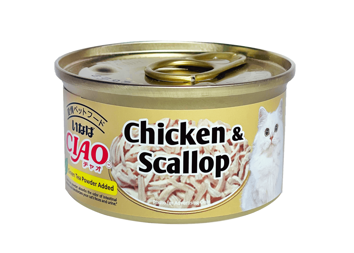 Ciao Jelly Wet Cat Food (Chicken & Scallop), 75g