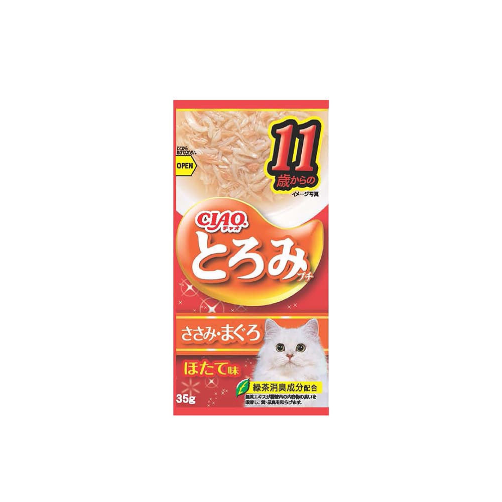 Ciao Toromi Line Pouches Cat Treats (Tuna), 35g x 4