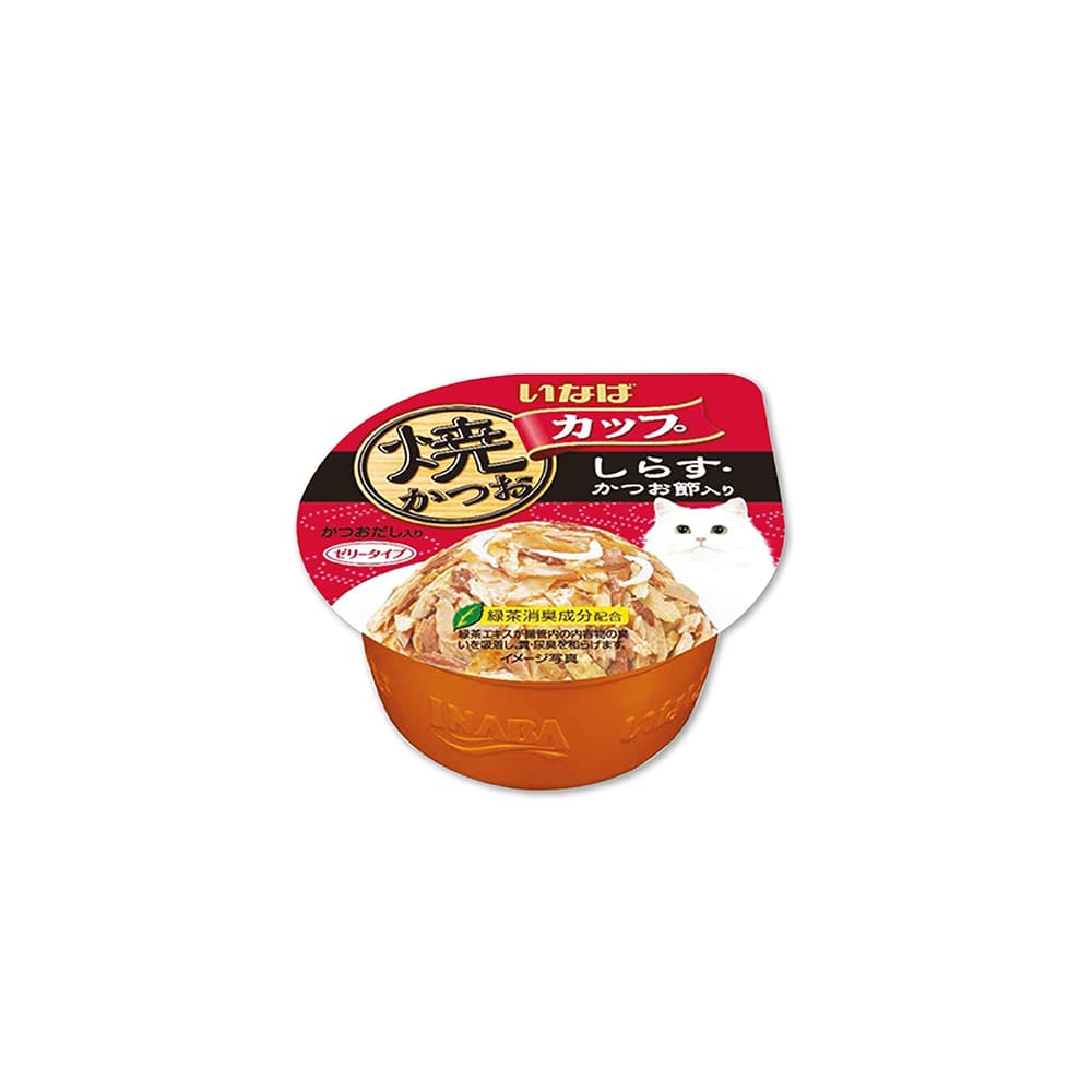 Ciao Grilled Cup Wet Cat Food (Tuna with Whitebait & Bonito), 80g
