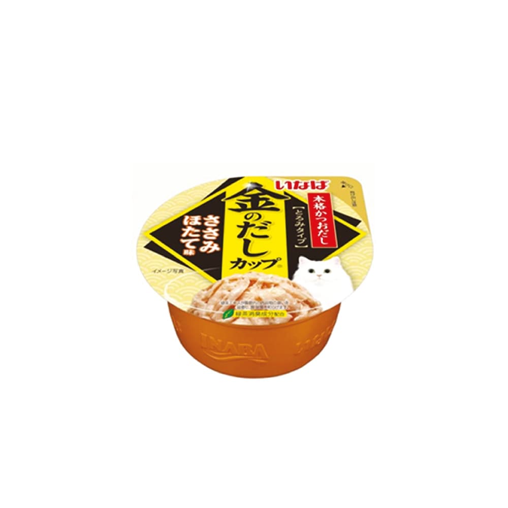Ciao Kinnodashi Cup Wet Cat Food (Chicken Fillets with Scallop), 70g