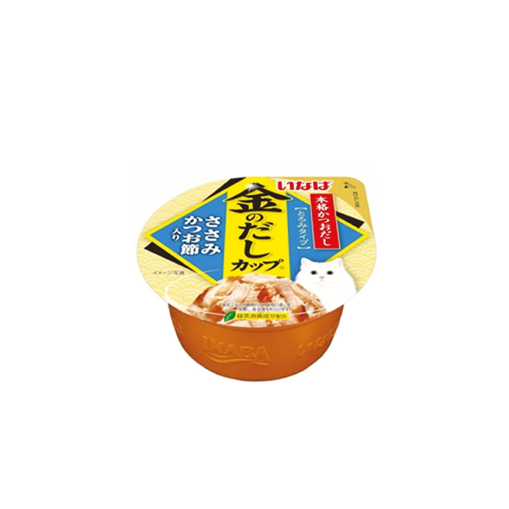 Ciao Kinnodashi Cup Wet Cat Food (Chicken Fillets with Dried Bonito), 70g