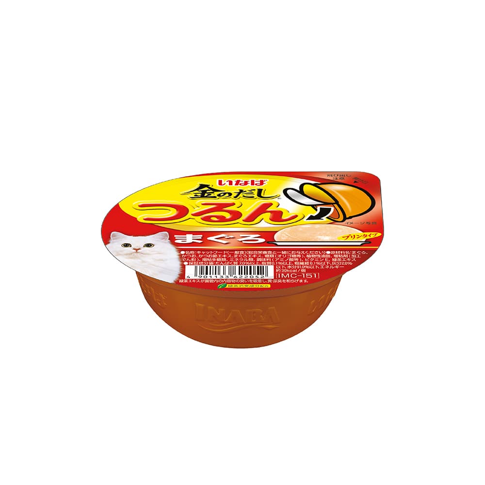 Ciao Tsurun Pudding Cup Wet Cat Food (Yellowfin), 65g