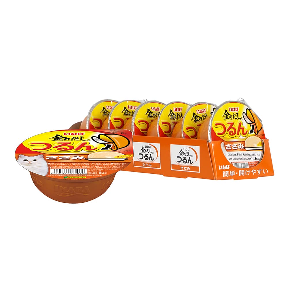 Ciao Tsurun Pudding Cup Wet Cat Food (Chicken Fillet), 65g x 6