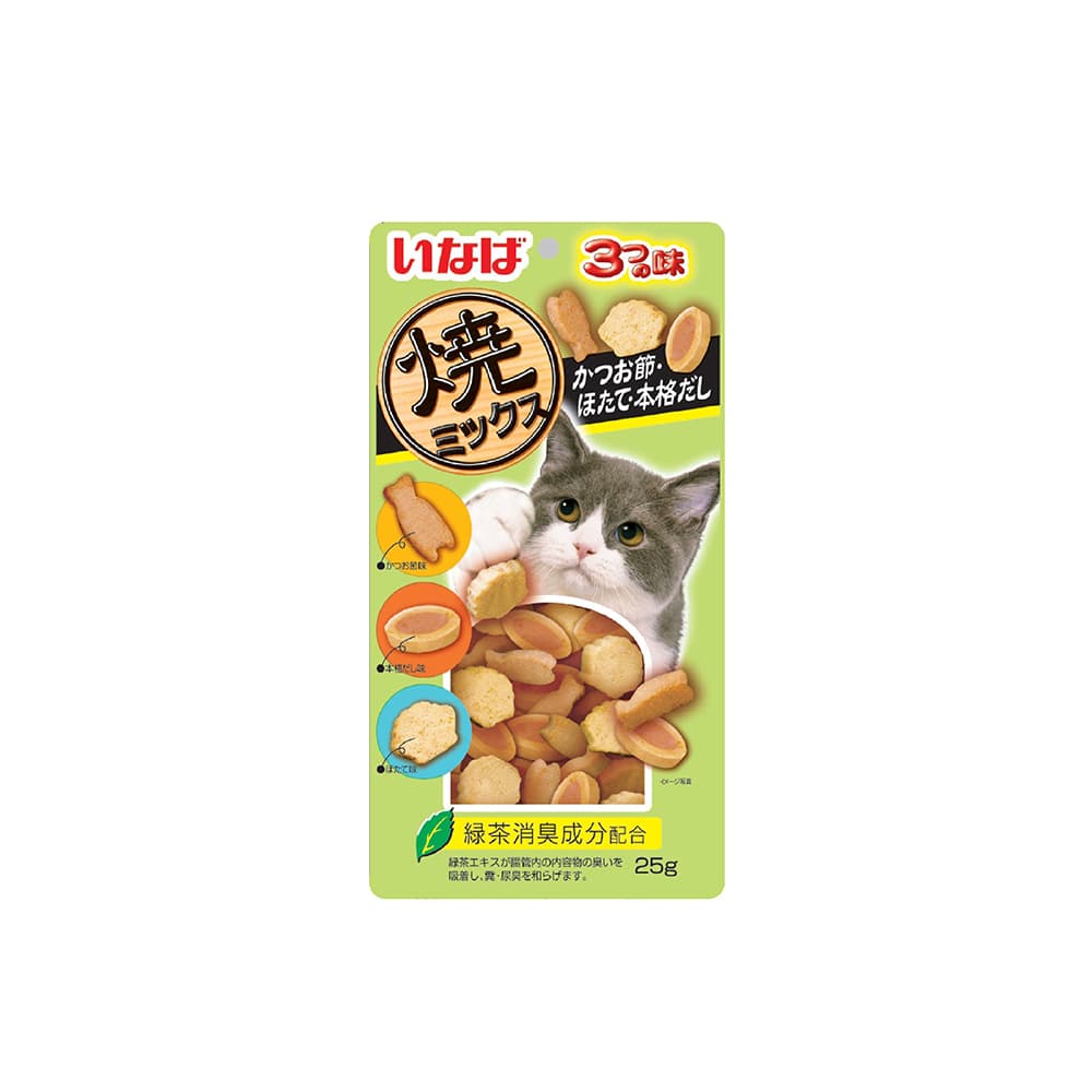 Ciao Soft Bits Cat Treats (Dried Bonito & Scallop), 25g
