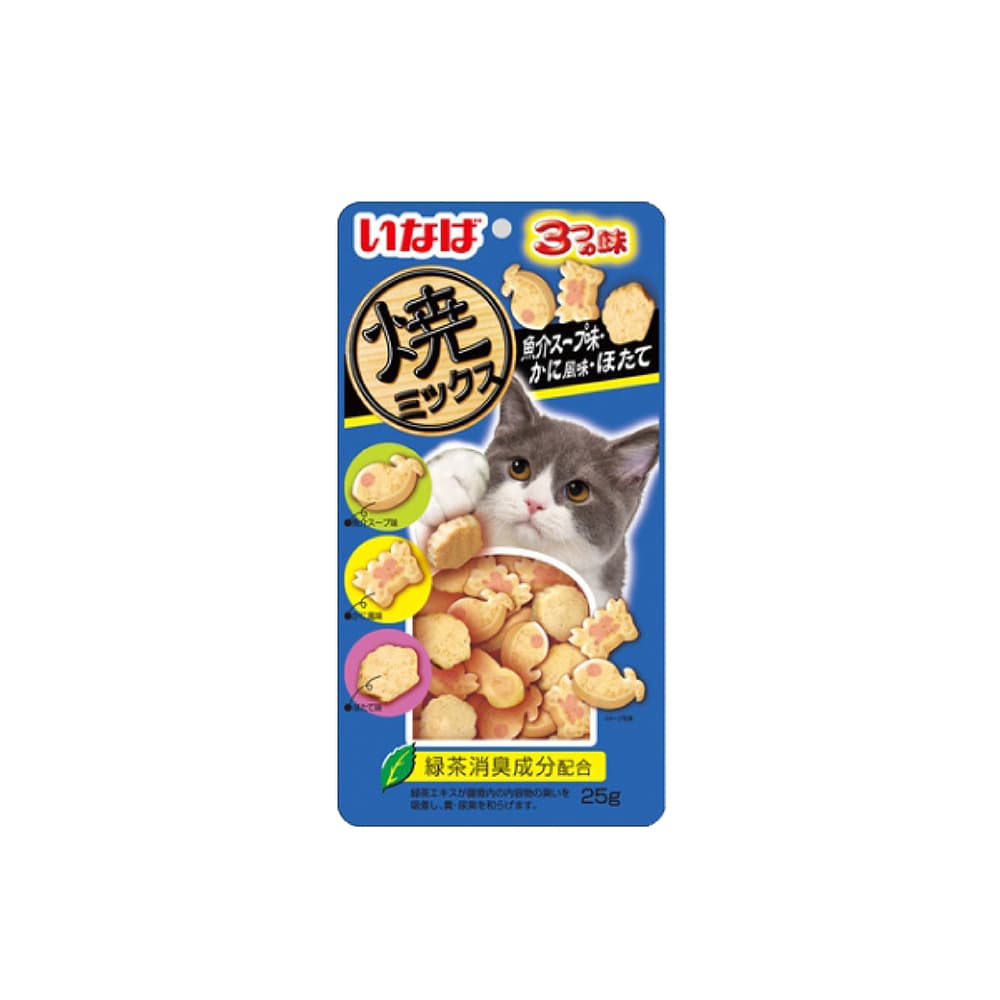 Ciao Soft Bits Cat Treats (Seafood & Crab), 25g