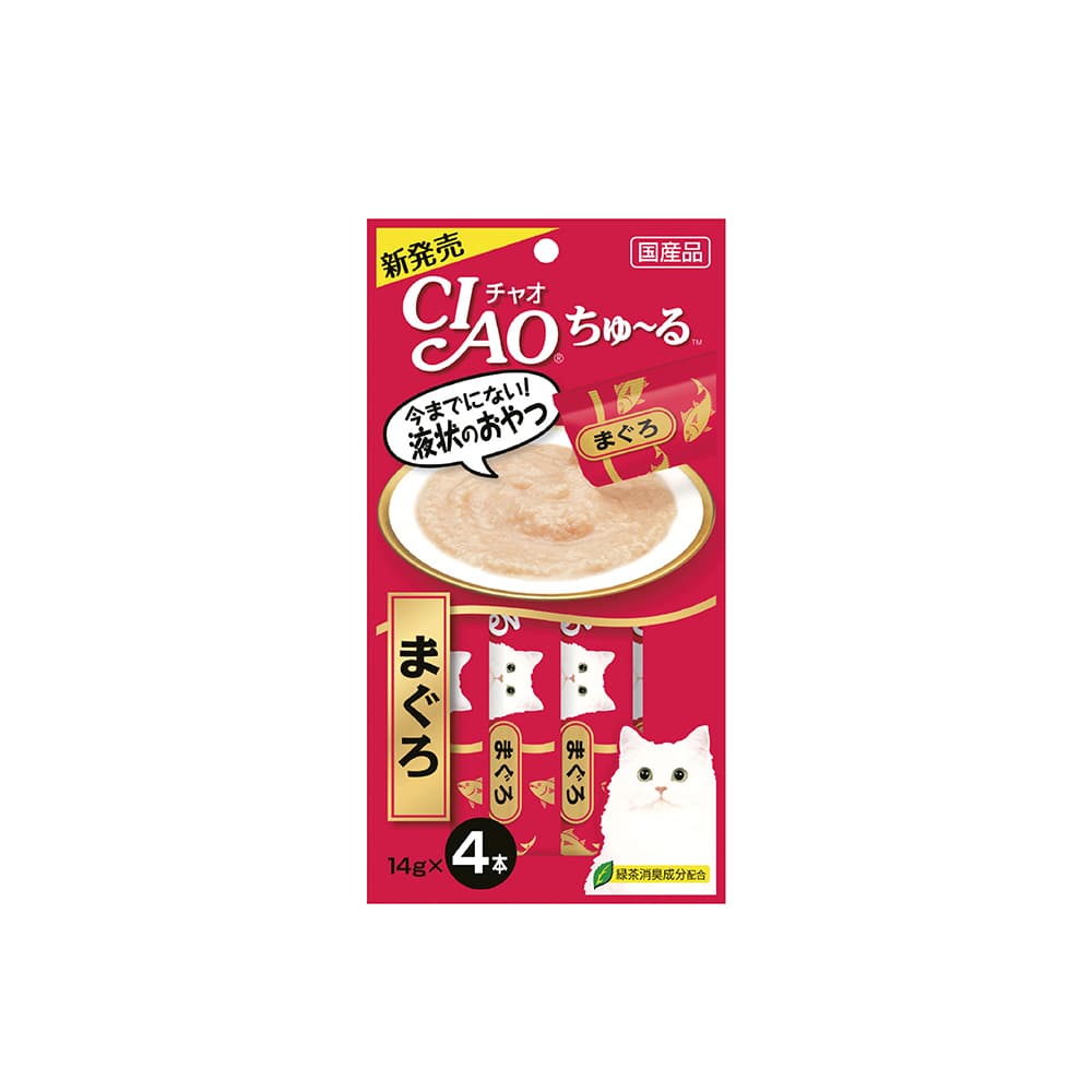 Ciao Churu Cat Treats (Maguro), 14g x 4