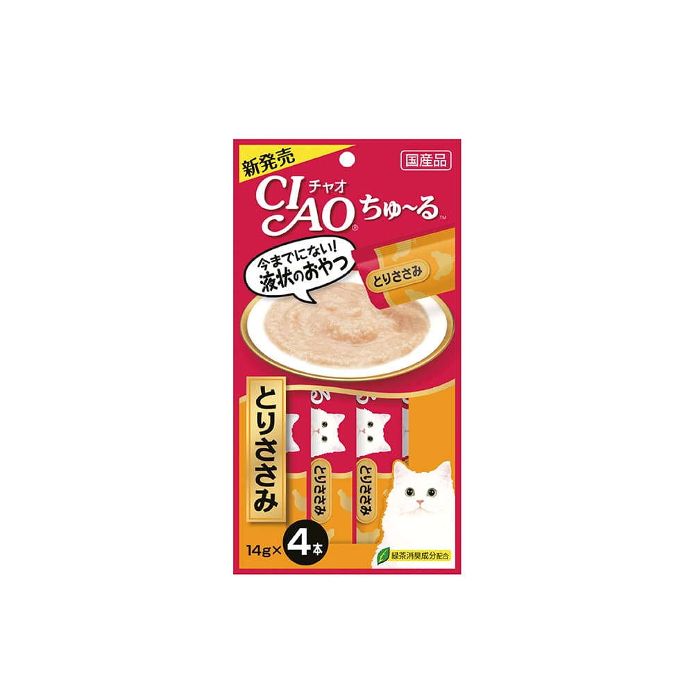 Ciao Churu Cat Treats (Chicken), 14g x 4