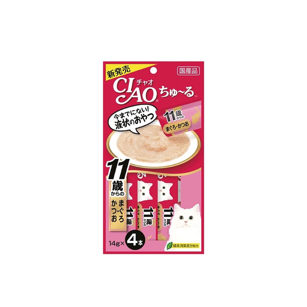 Ciao Churu Cat Treats (Tuna & Collagen), 14g x 4