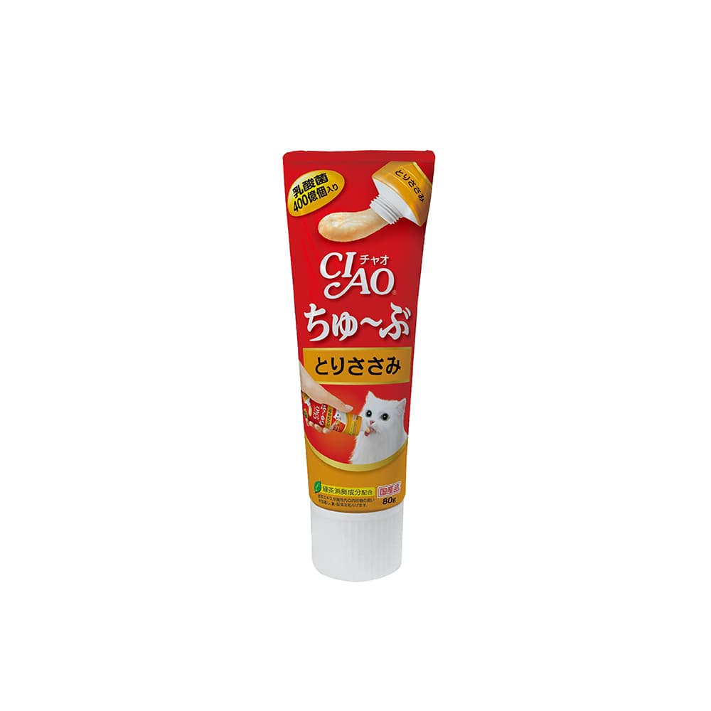 Ciao Churu Tube Cat Treats (Chicken Fillet), 80g