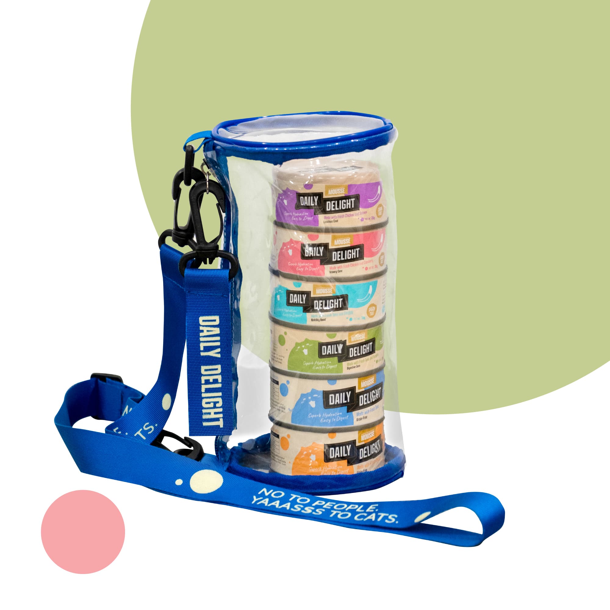 Daily Delight Variety Starter Bag Wet Cat Food (Mousse), 70g x 6
