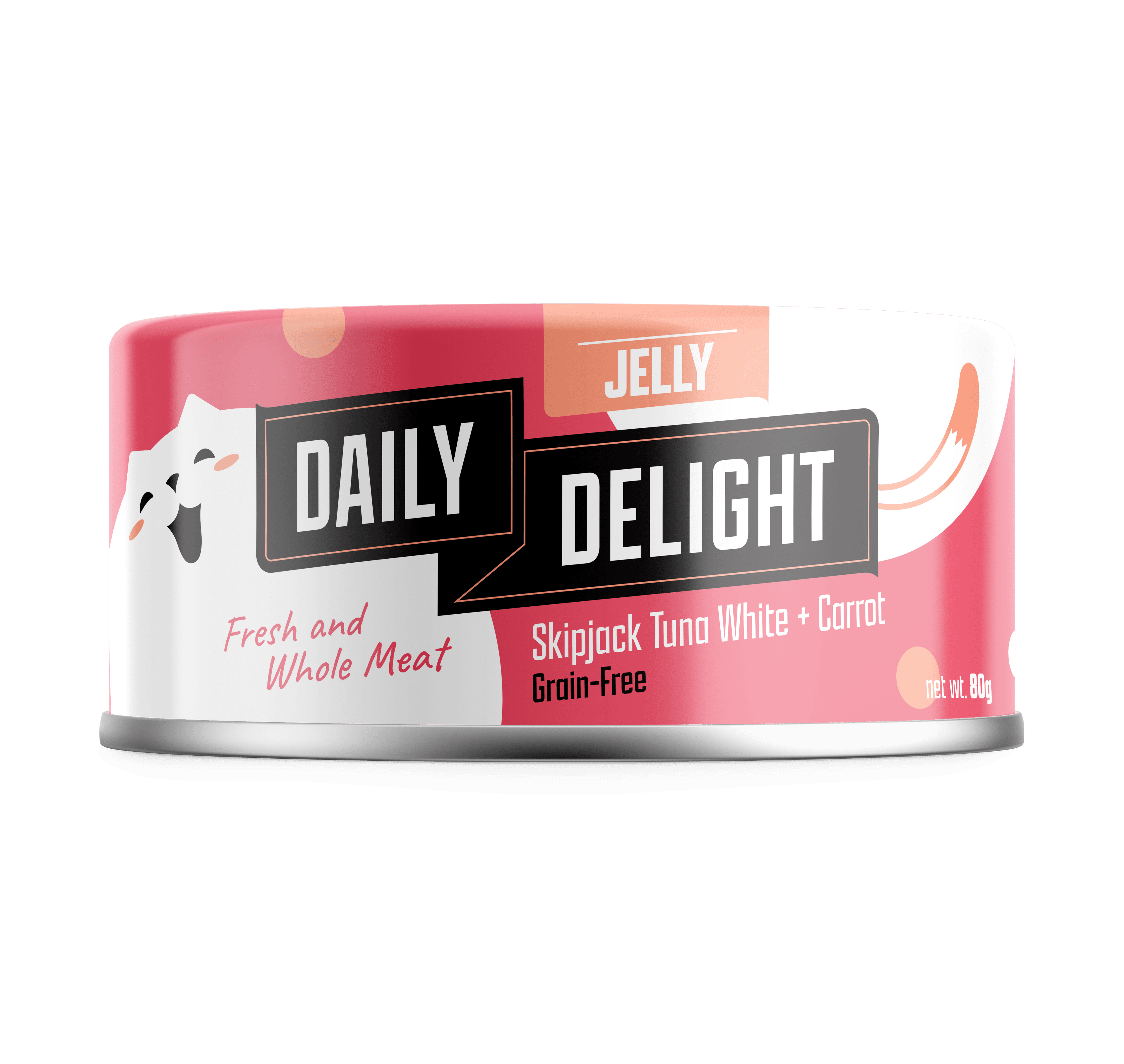Daily Delight Jelly Skipjack Tuna Wet Cat Food (Carrot), 80g