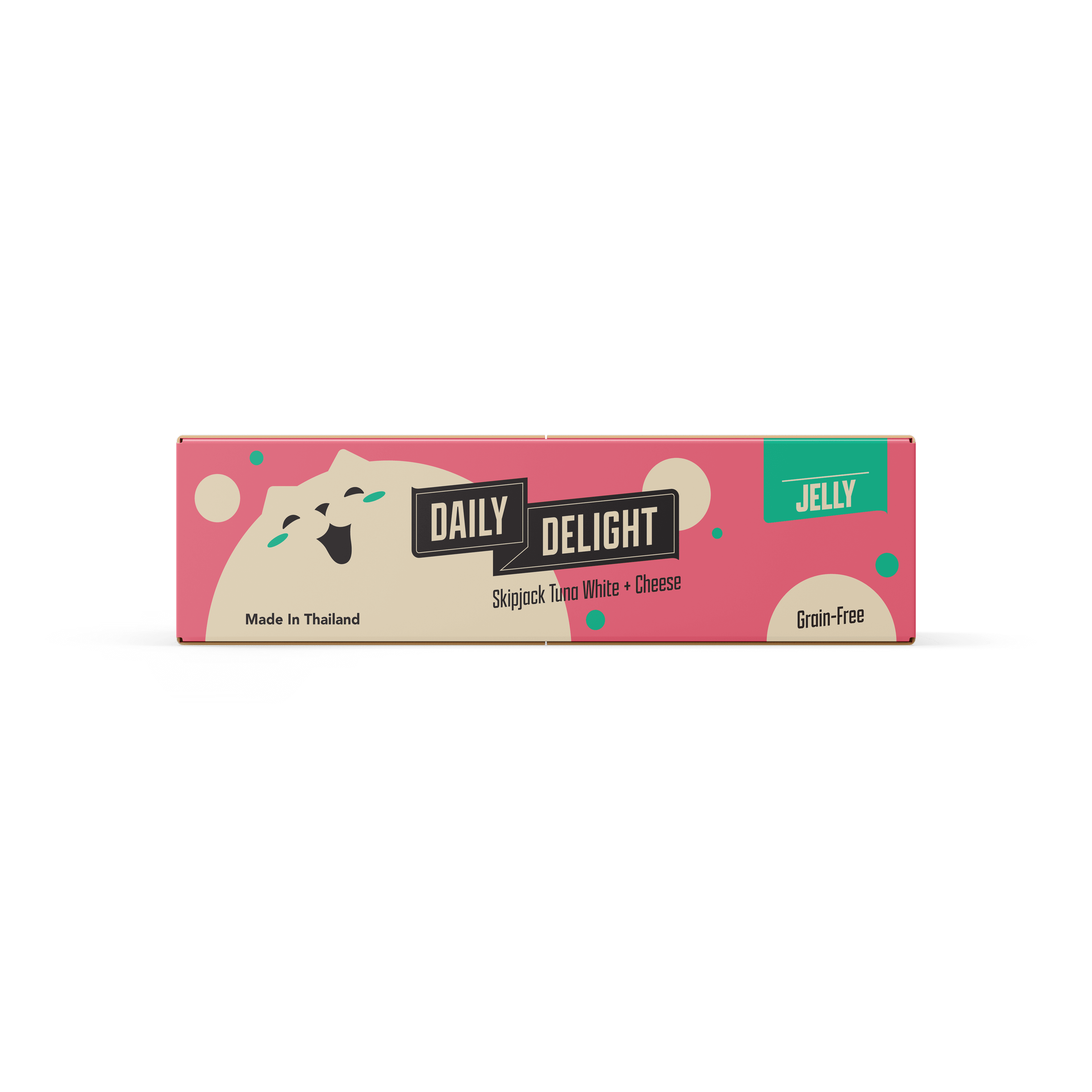 Daily Delight Jelly Skipjack Tuna Wet Cat Food (Cheese), 80g x 24