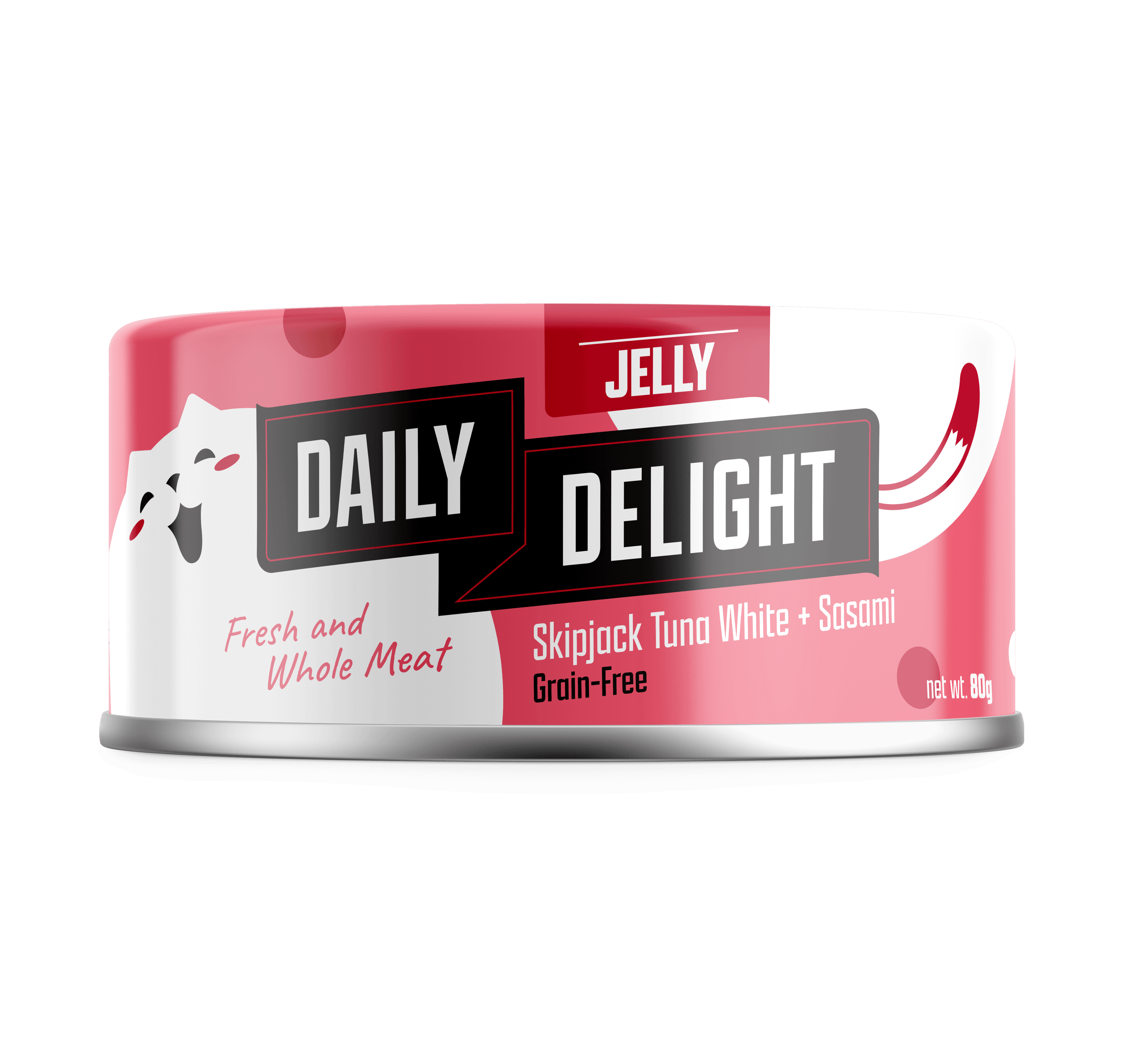 Daily Delight Jelly Skipjack Tuna Wet Cat Food (Sasami), 80g