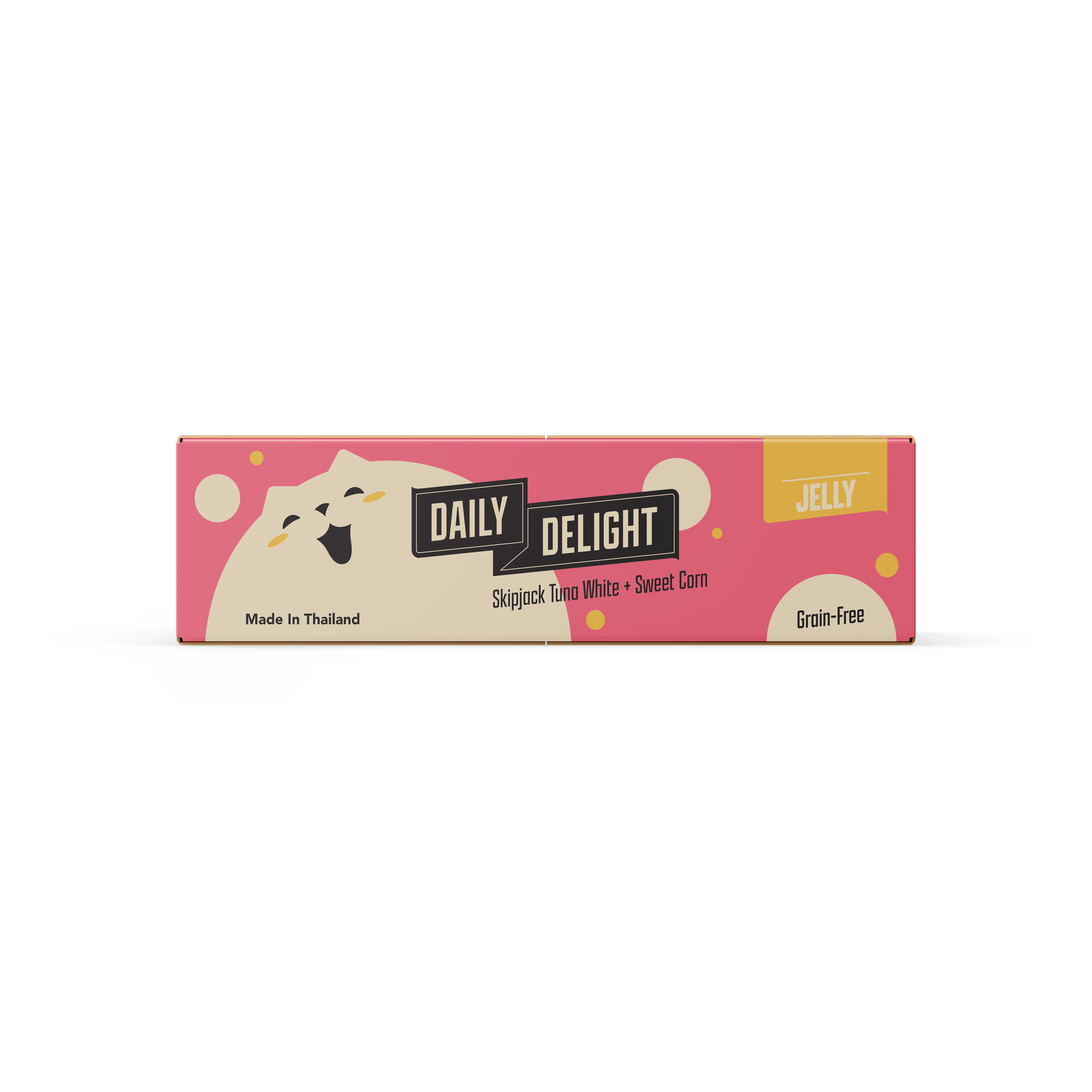 Daily Delight Jelly Skipjack Tuna Wet Cat Food (Sweet Corn), 80g x 24