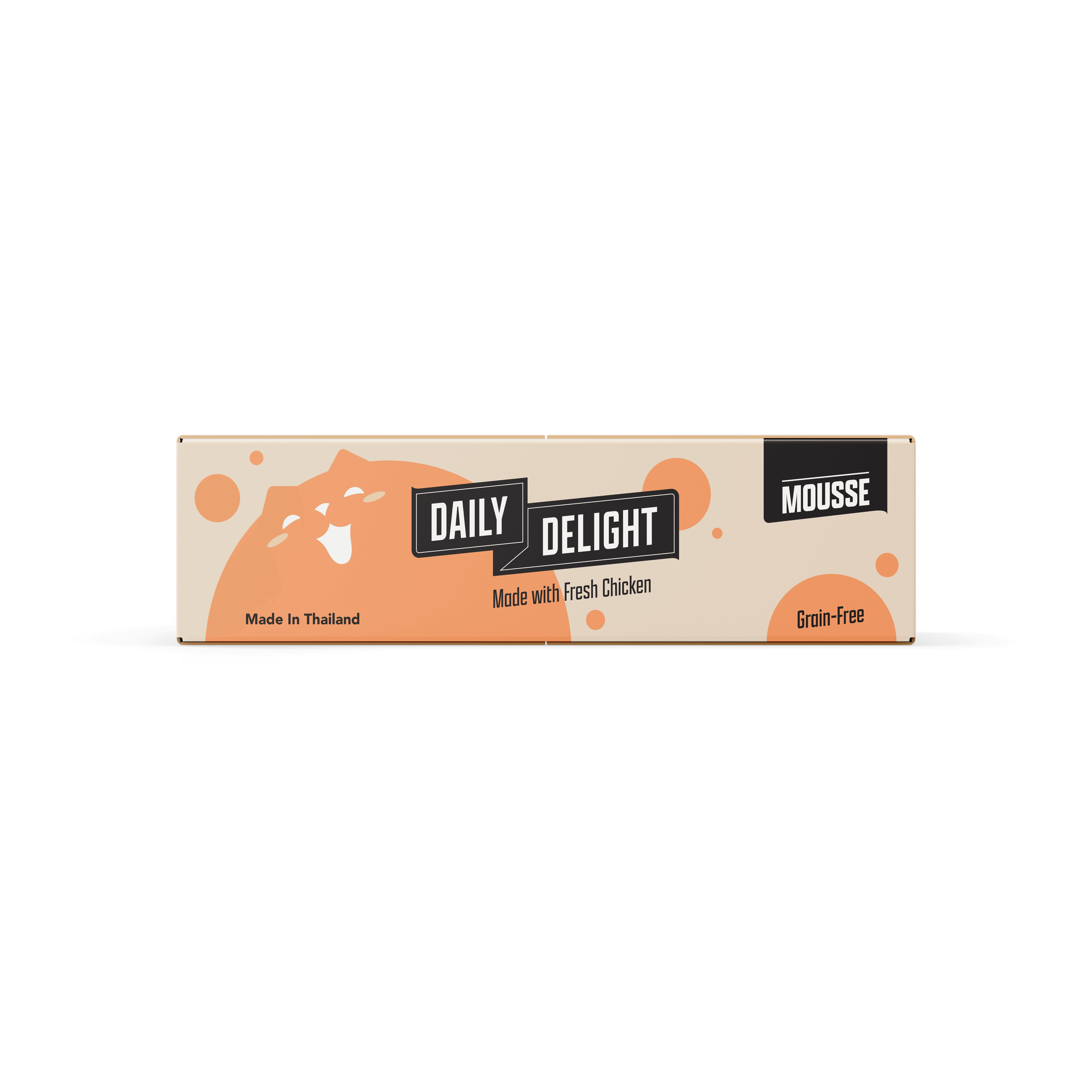 Daily Delight Mousse Wet Cat Food (Chicken), 80g x 24