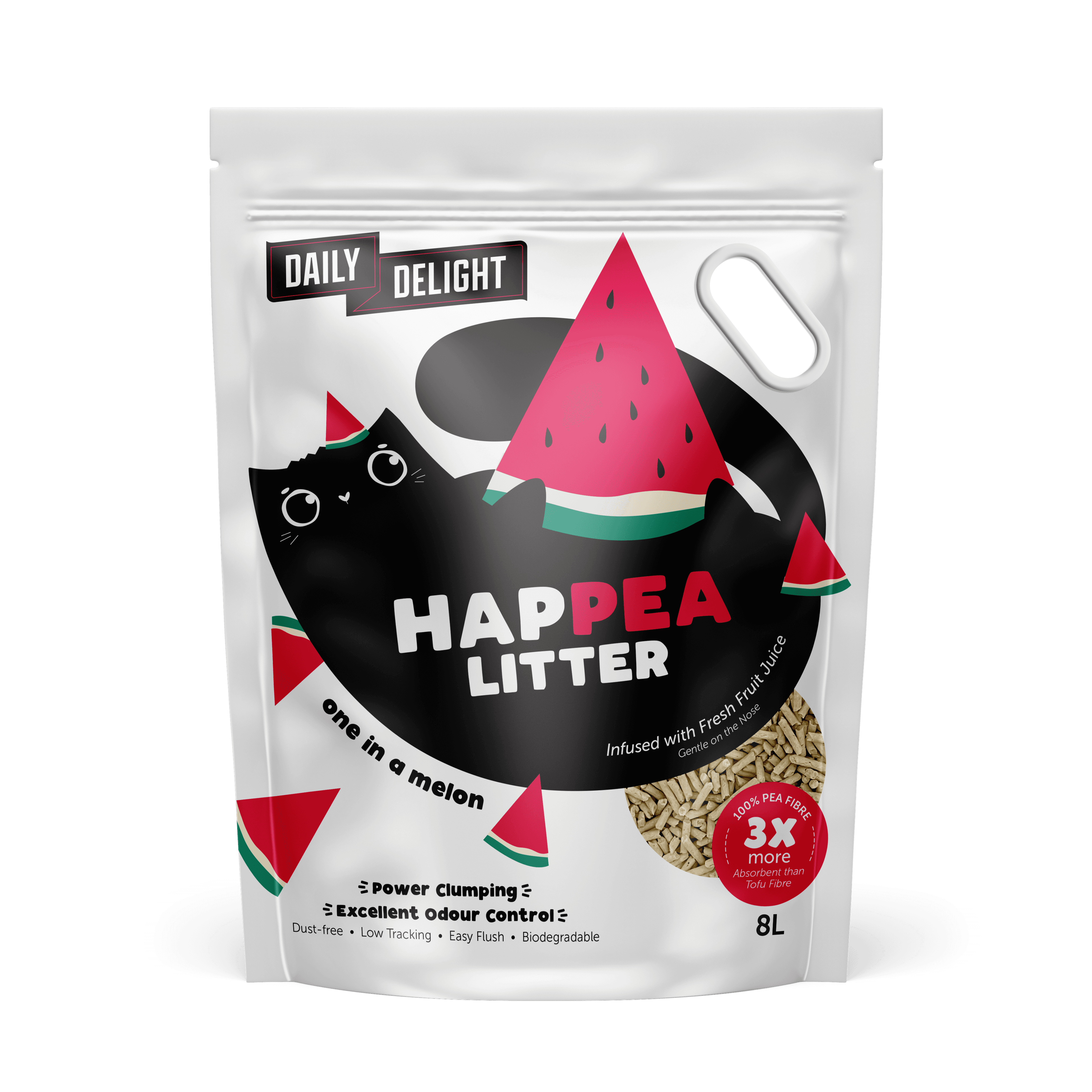 Daily Delight HAPPEA Cat Litter (One in a Melon), 8L