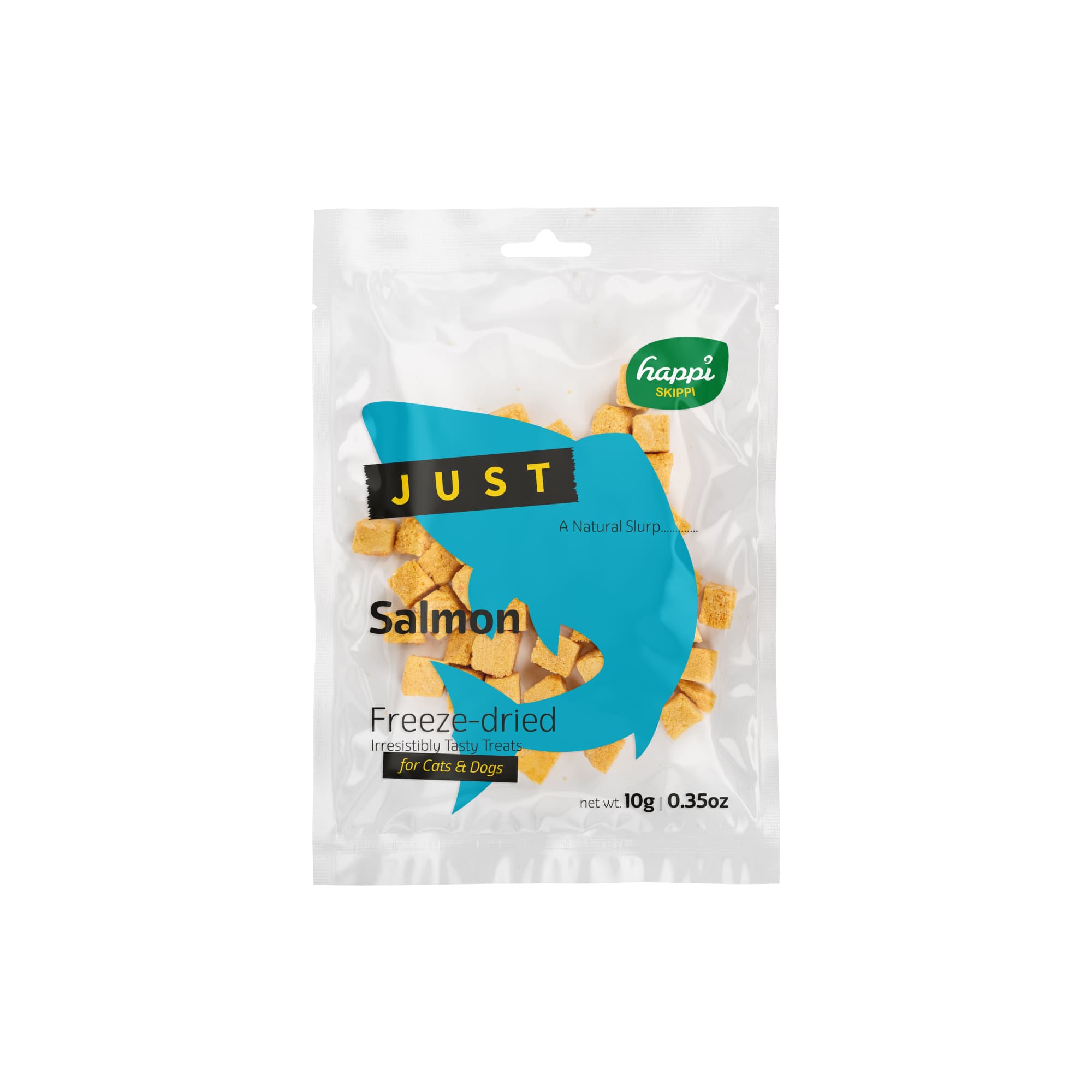 Happi Skippi Just Freeze-dried Treats For Cats and Dogs (Salmon), 10g