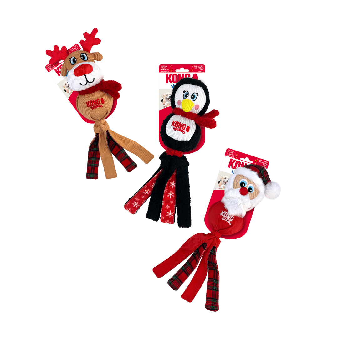 KONG Holiday Wubba Assorted (Large), 1pcs