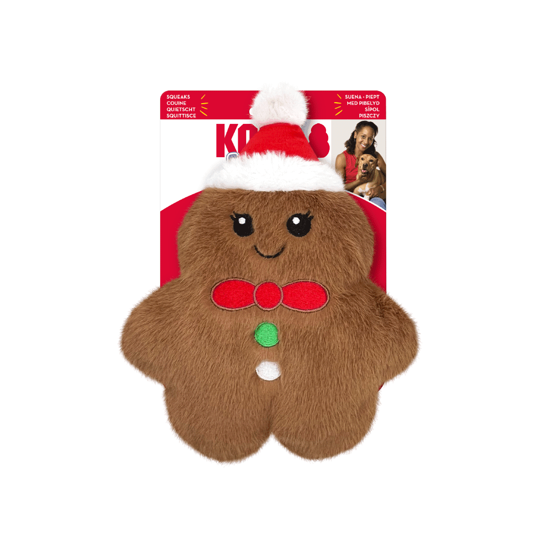 KONG Holiday Snuzzles Gingerbread (Medium), 1pcs