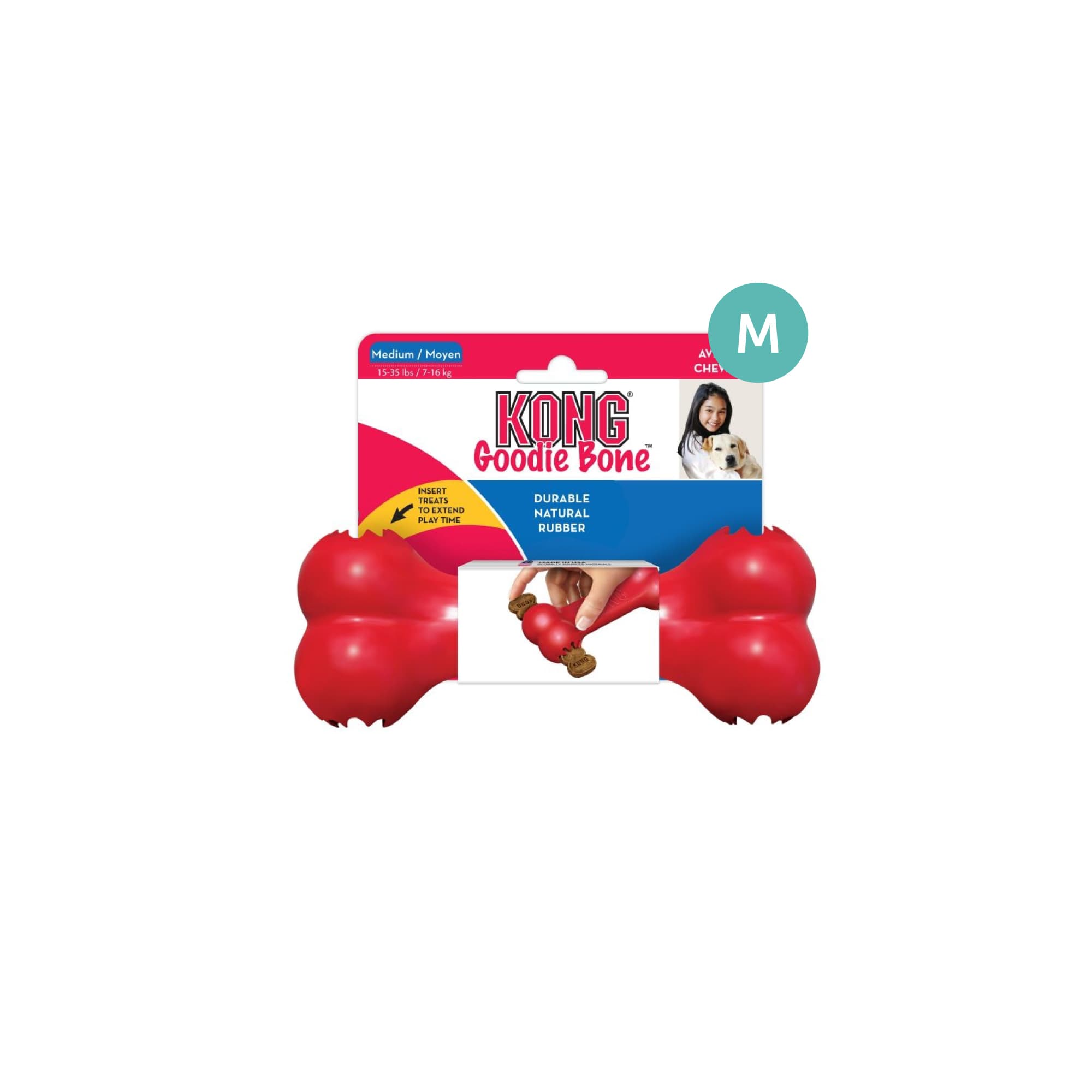 KONG Classic Goodie Bone (Medium), 1pcs